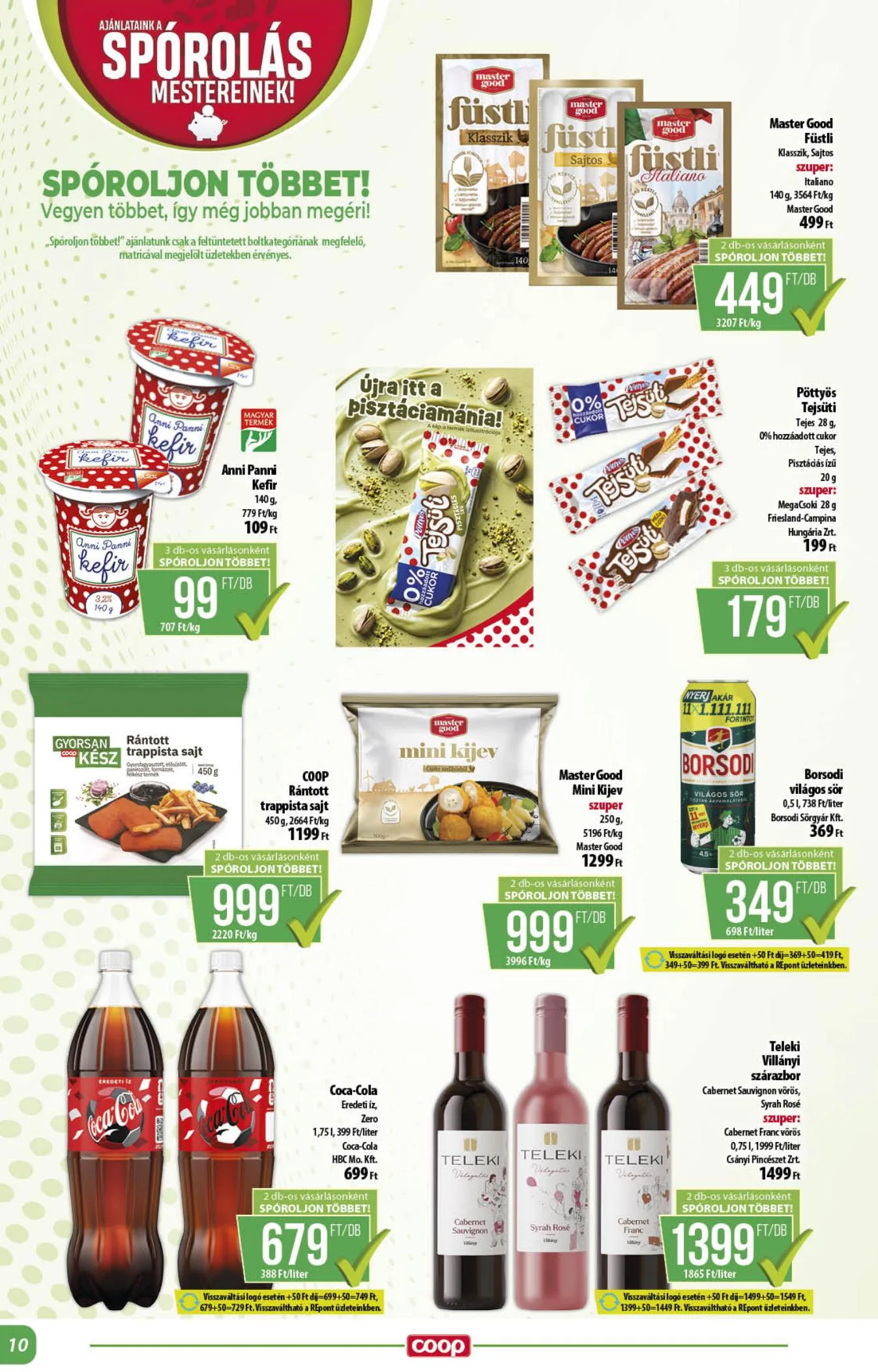 Coop akciós újság Alföld 07.16–07.22 – 10. oldal