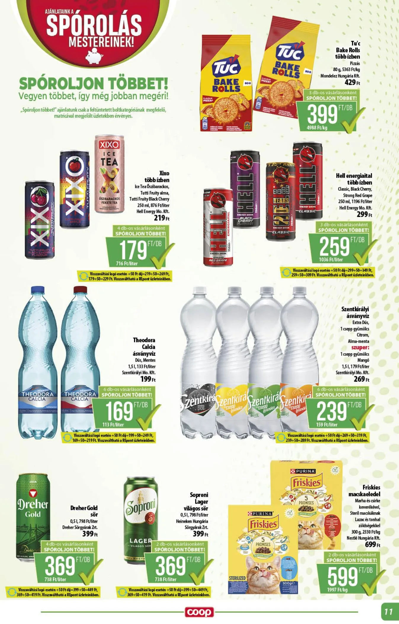 Coop akciós újság Alföld 07.16–07.22 – 11. oldal