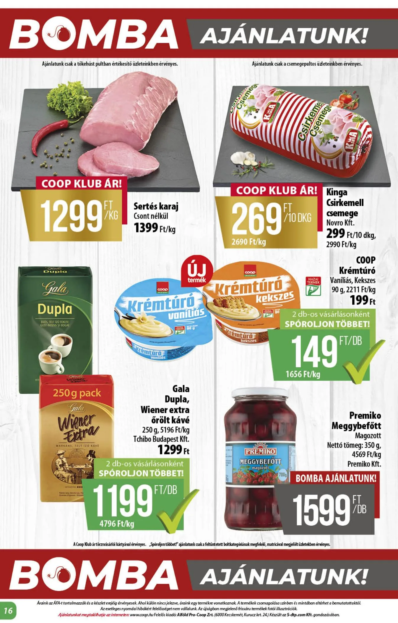 Coop akciós újság Alföld 07.16–07.22 – 16. oldal
