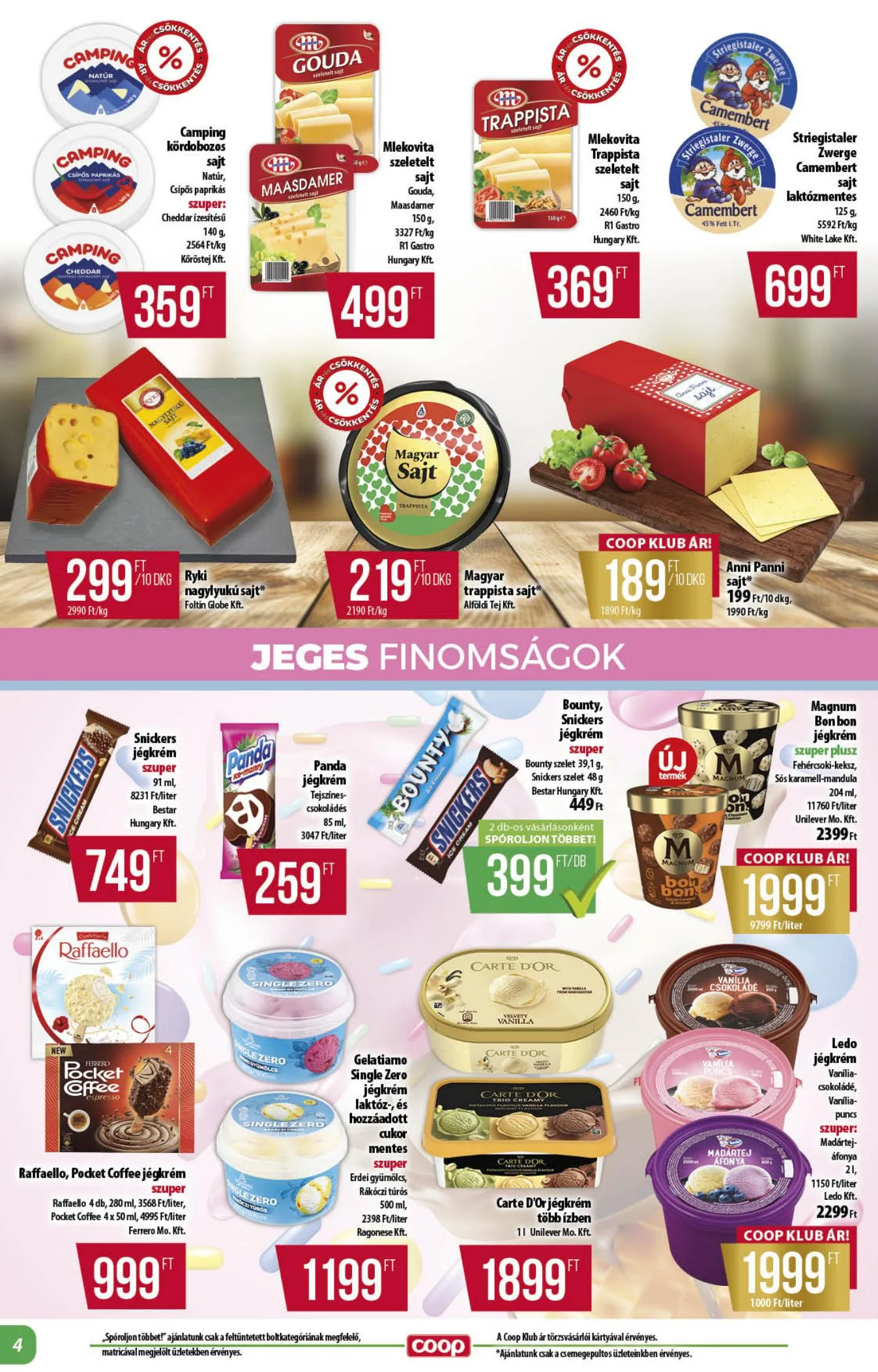 Coop akciós újság Alföld 07.16–07.22 – 4. oldal
