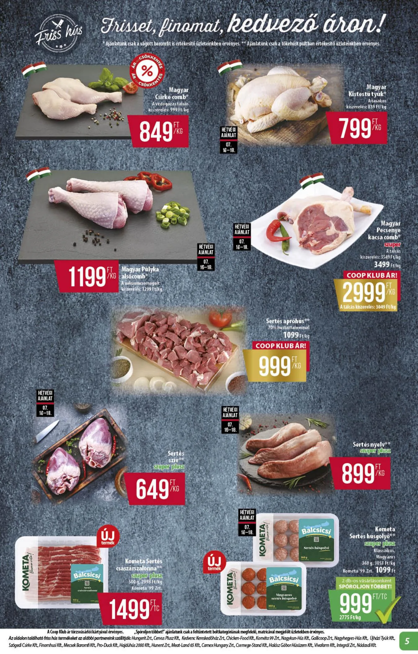 Coop akciós újság Alföld 07.16–07.22 – 5. oldal
