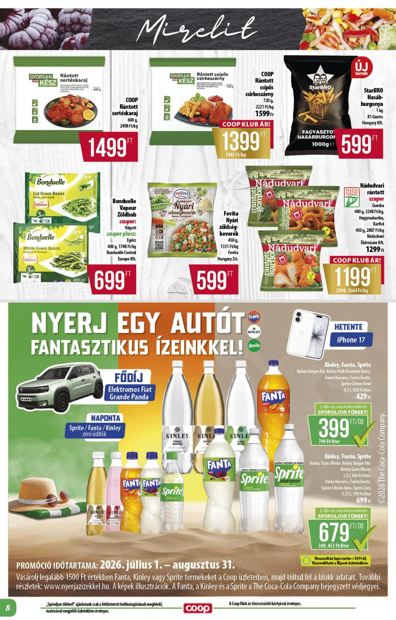 Coop akciós újság Alföld 07.16–07.22 – 8. oldal