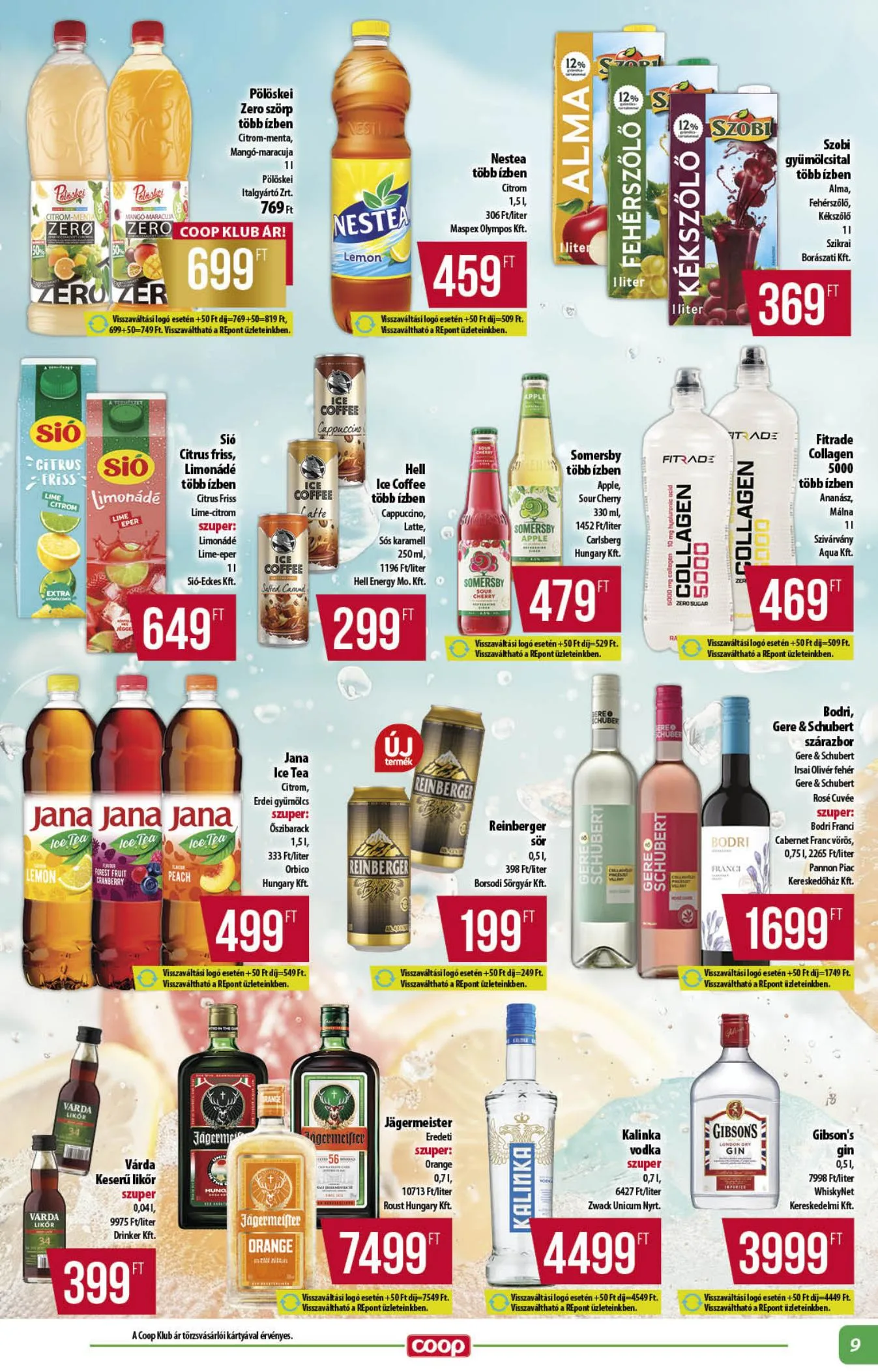 Coop akciós újság Alföld 07.16–07.22 – 9. oldal
