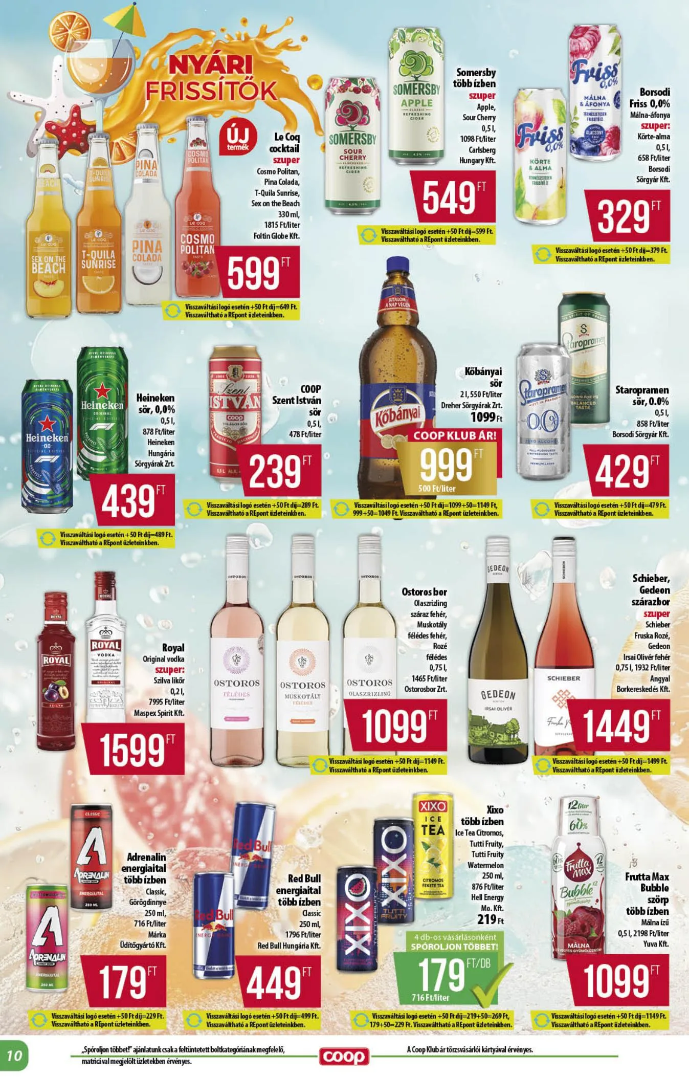 Coop akciós újság Alföld 07.23–07.29 – 10. oldal