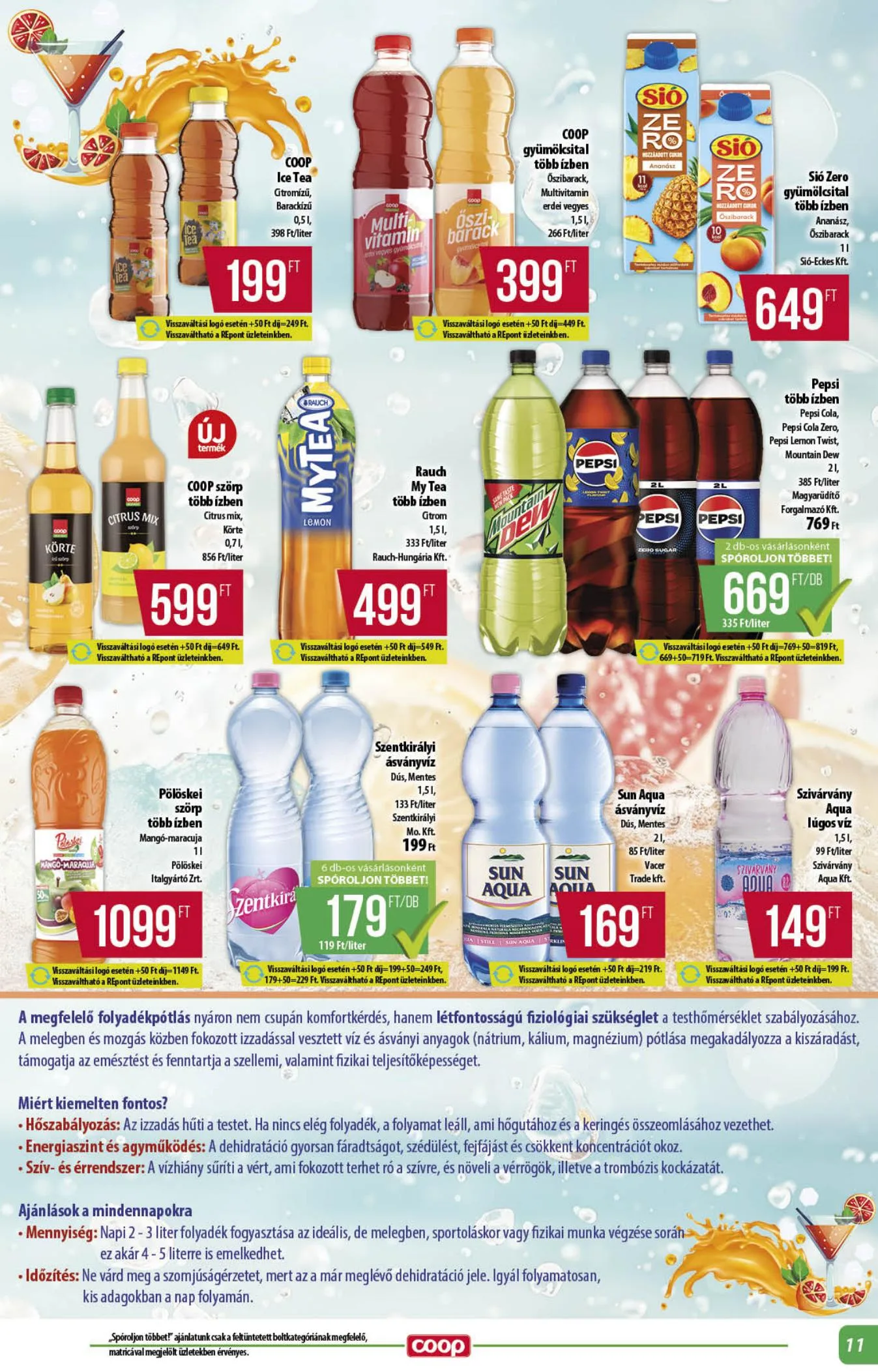 Coop akciós újság Alföld 07.23–07.29 – 11. oldal