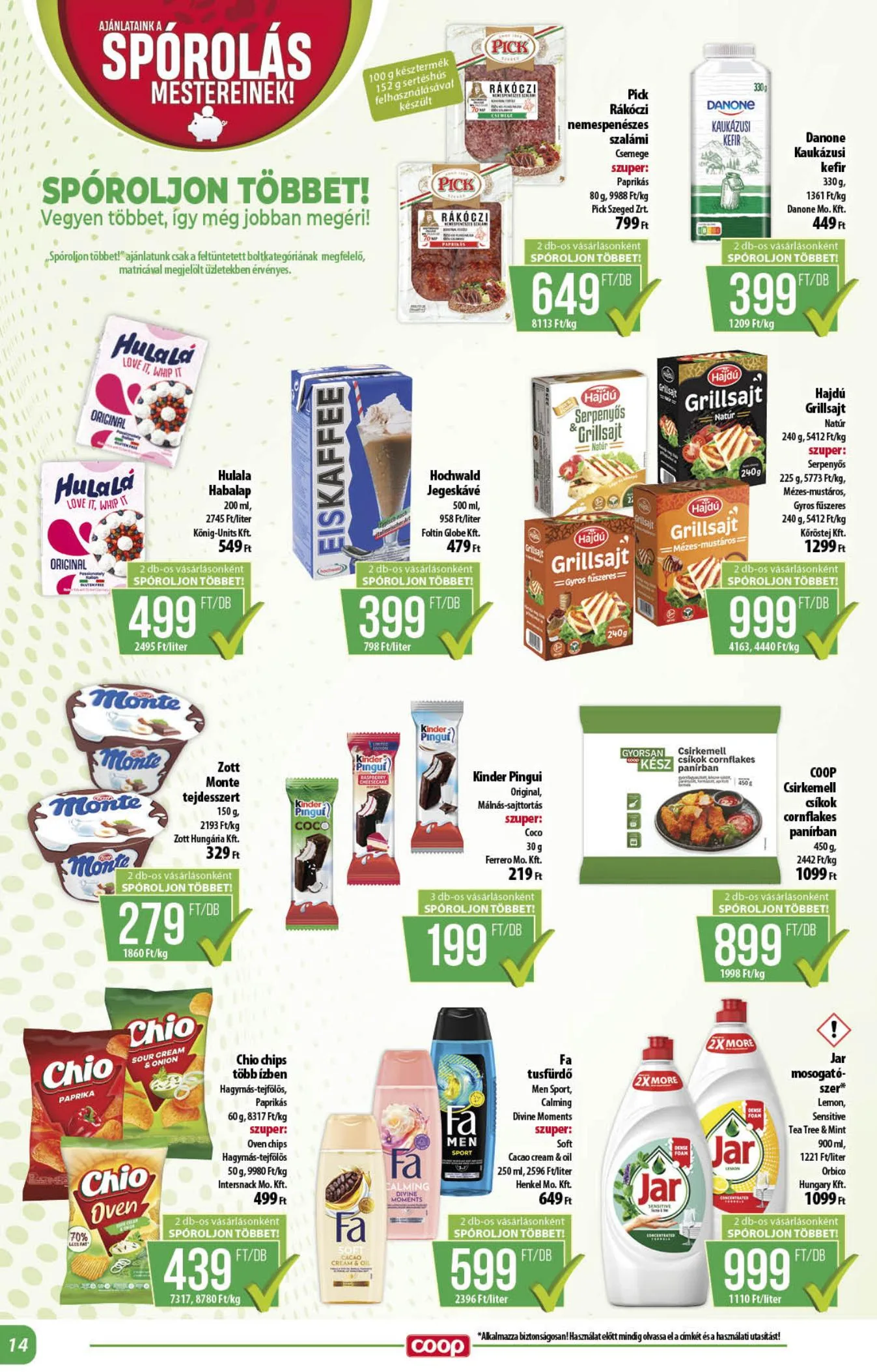 Coop akciós újság Alföld 07.23–07.29 – 14. oldal