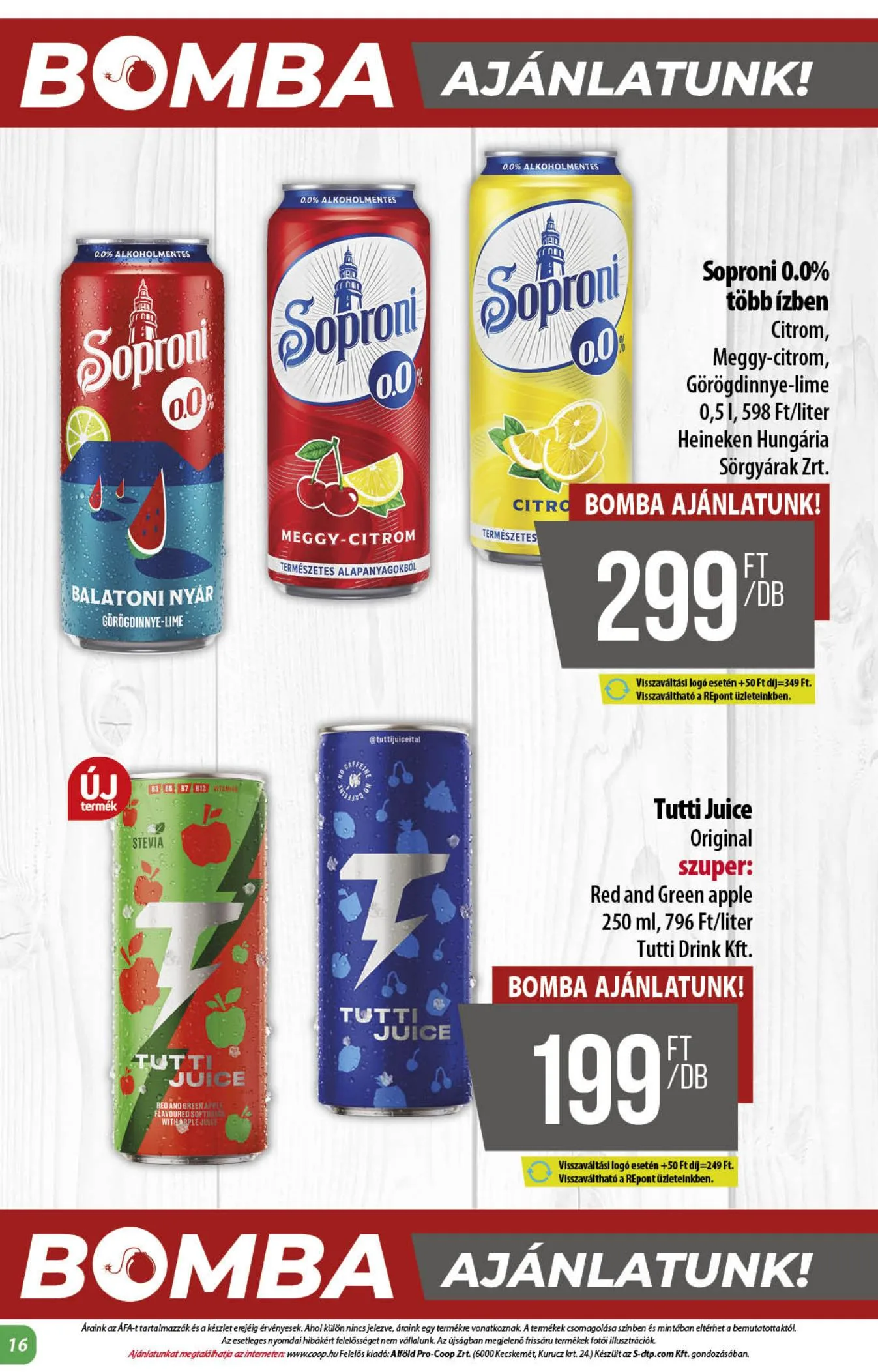 Coop akciós újság Alföld 07.23–07.29 – 16. oldal