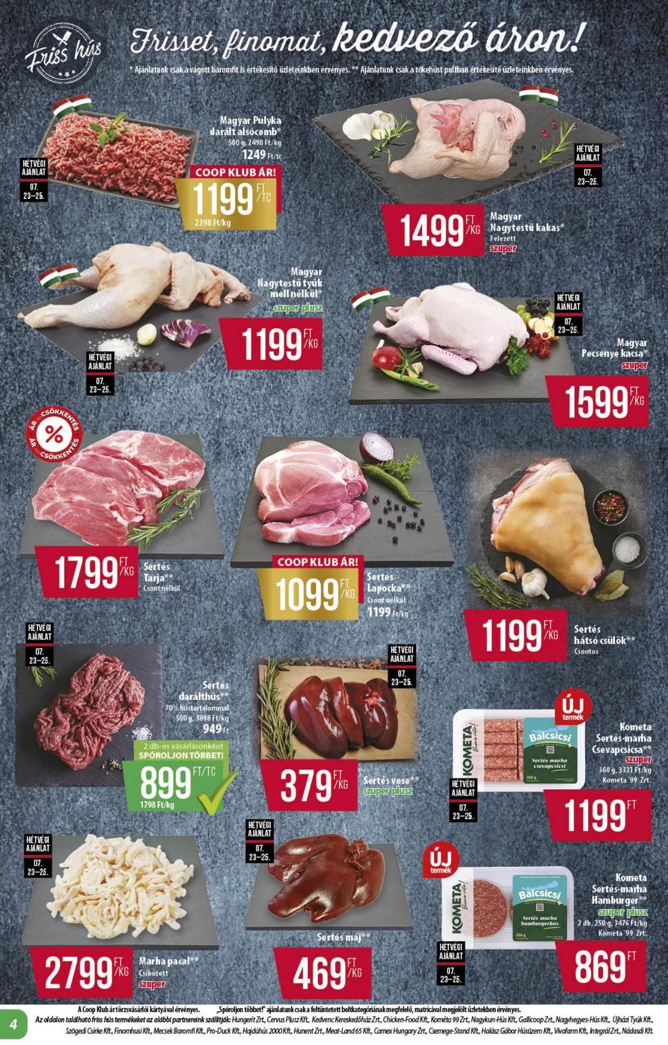 Coop akciós újság Alföld 07.23–07.29 – 4. oldal