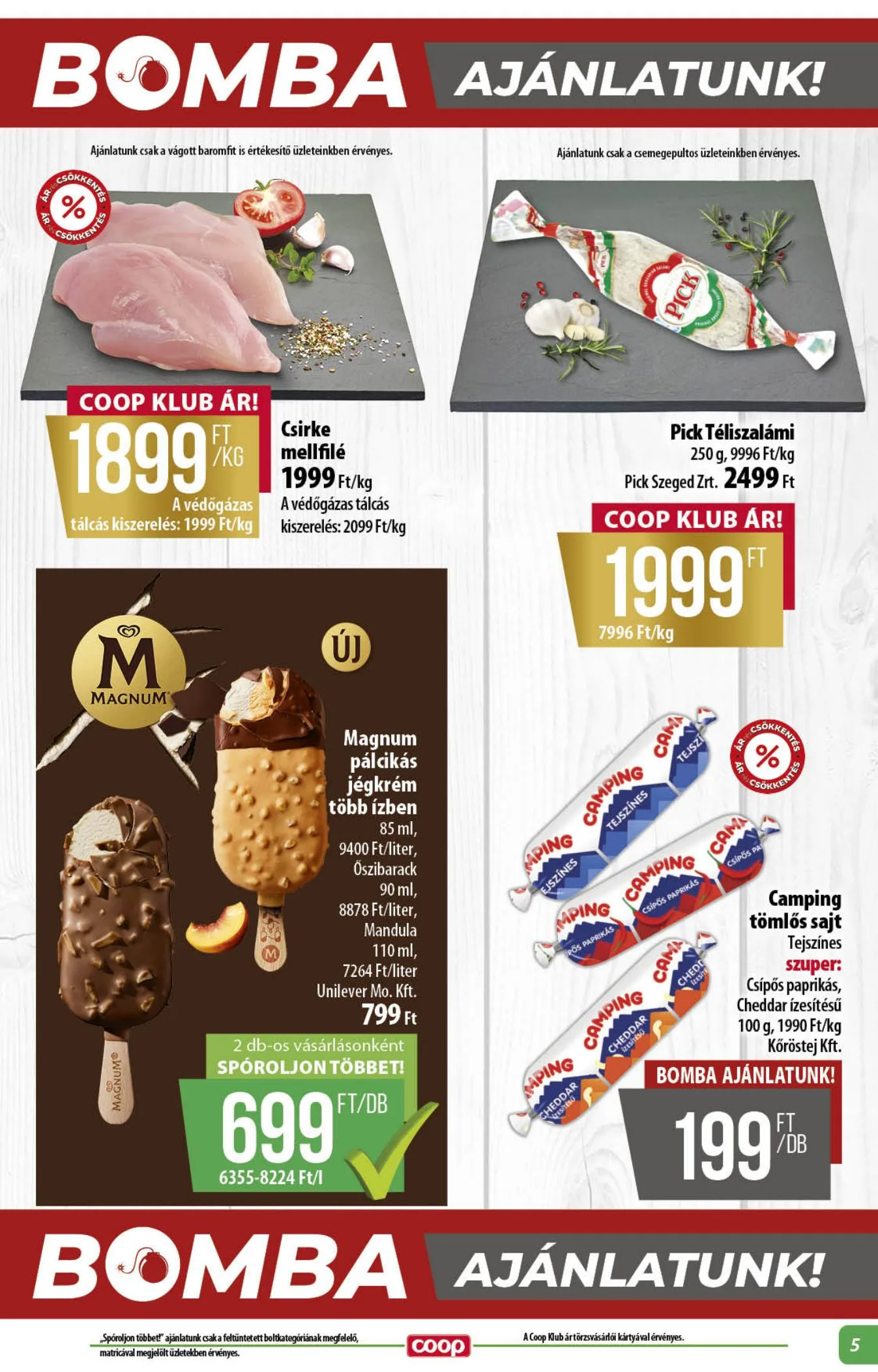 Coop akciós újság Alföld 07.23–07.29 – 5. oldal