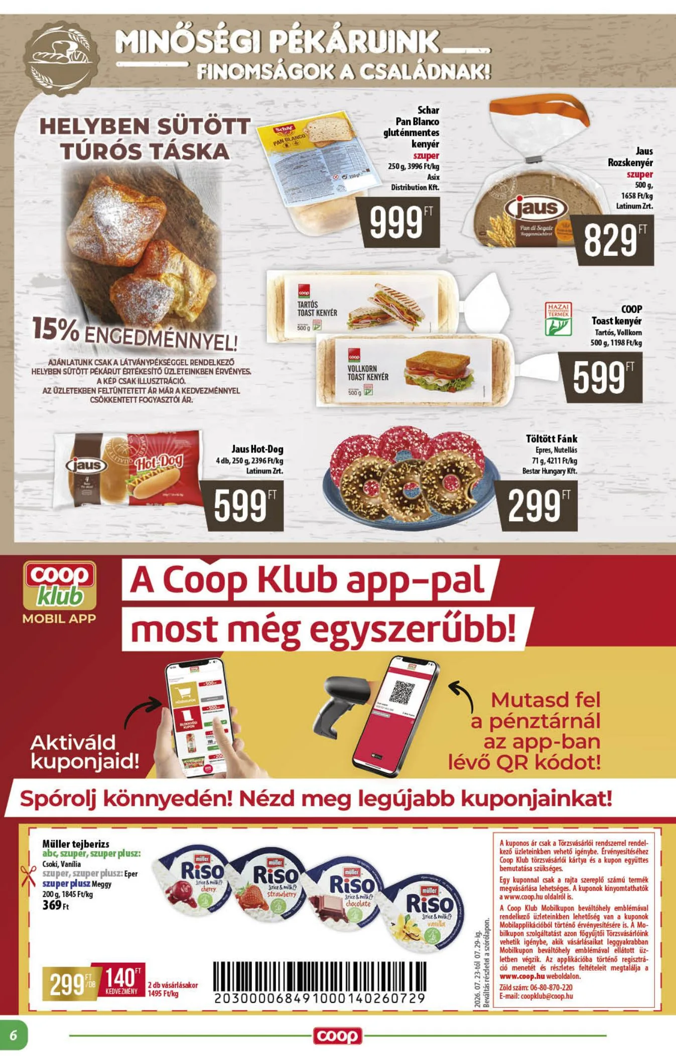 Coop akciós újság Alföld 07.23–07.29 – 6. oldal