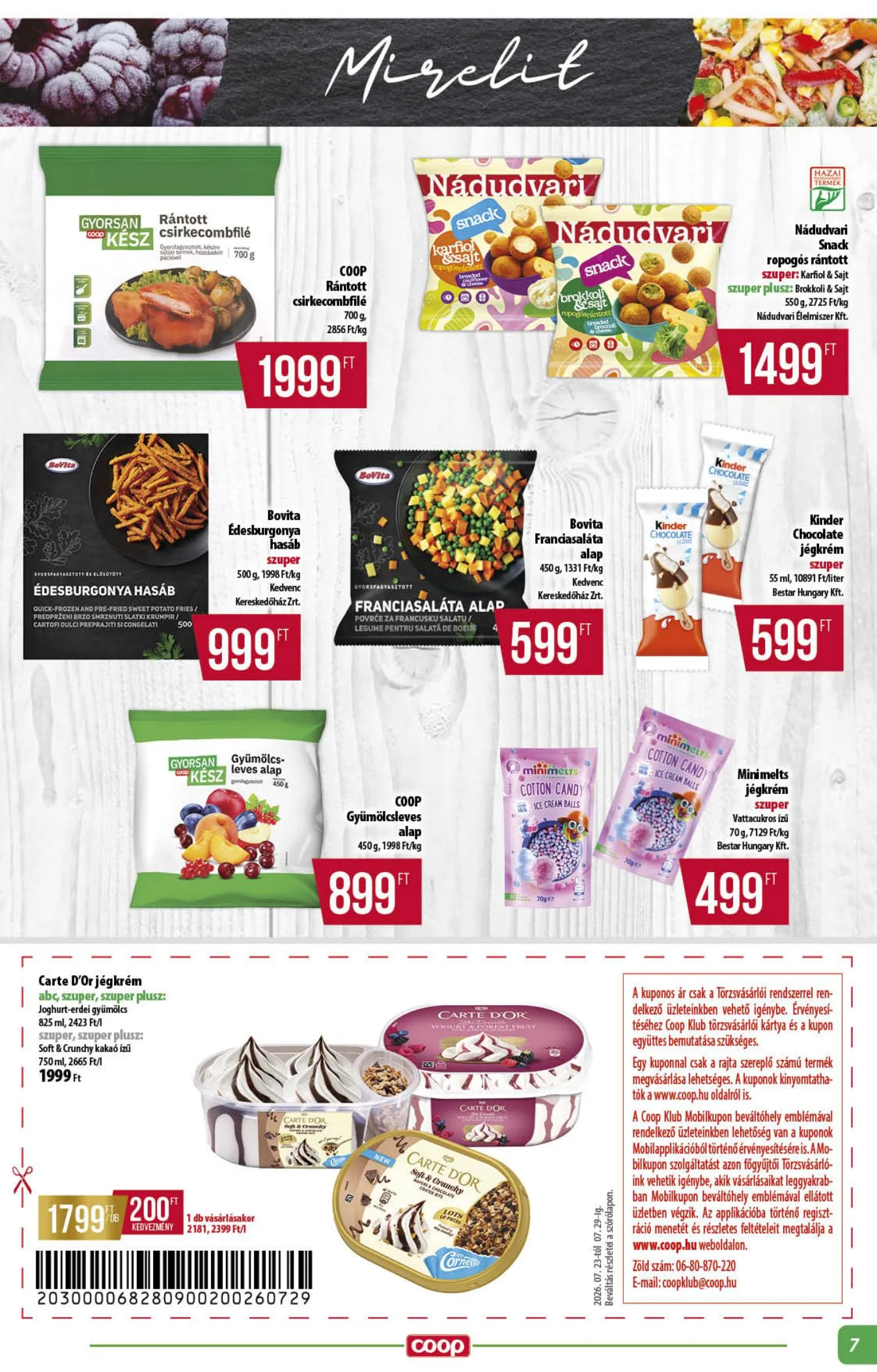 Coop akciós újság Alföld 07.23–07.29 – 7. oldal