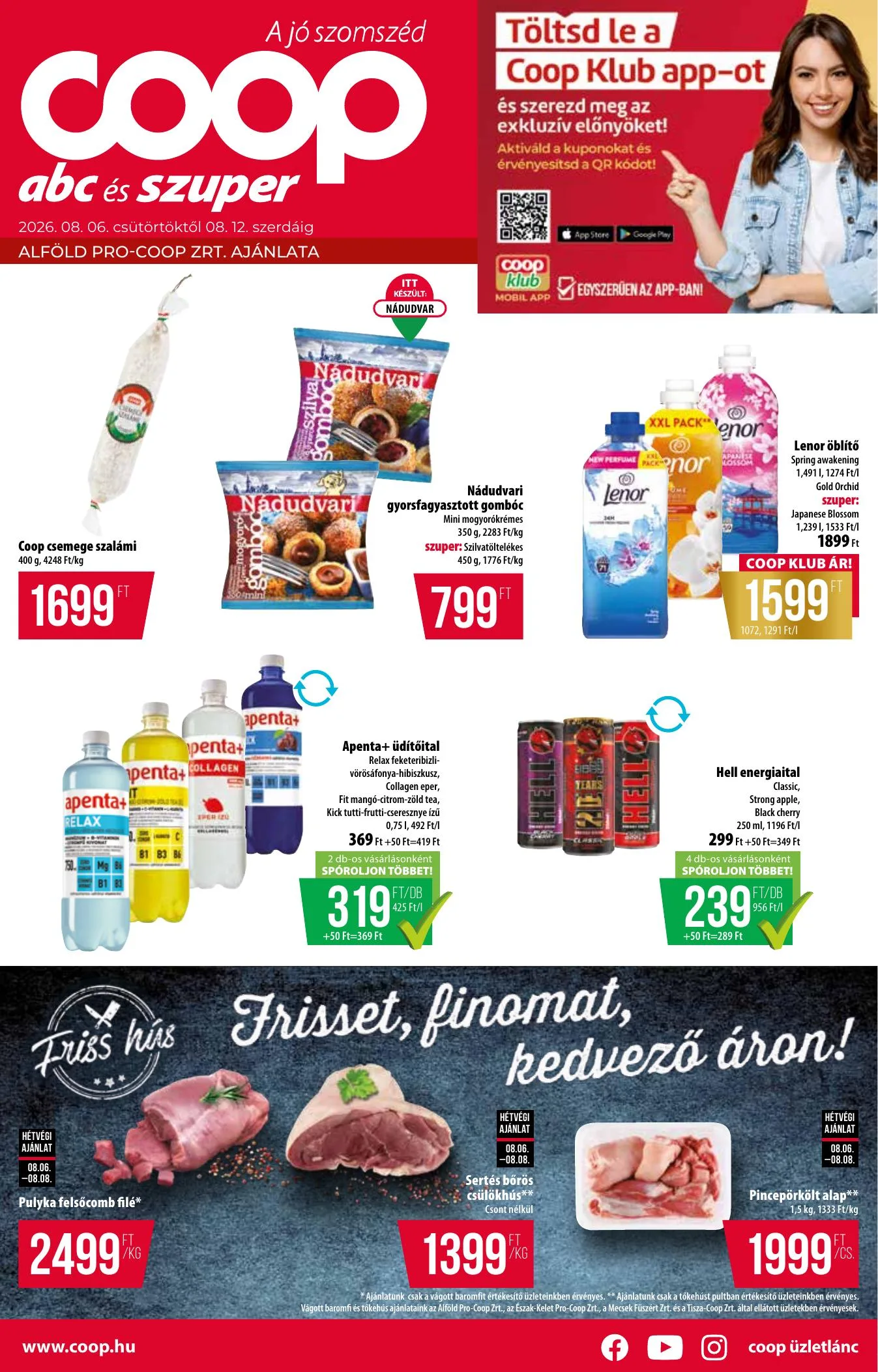 Coop akciós újság Alföld 08.06–08.12