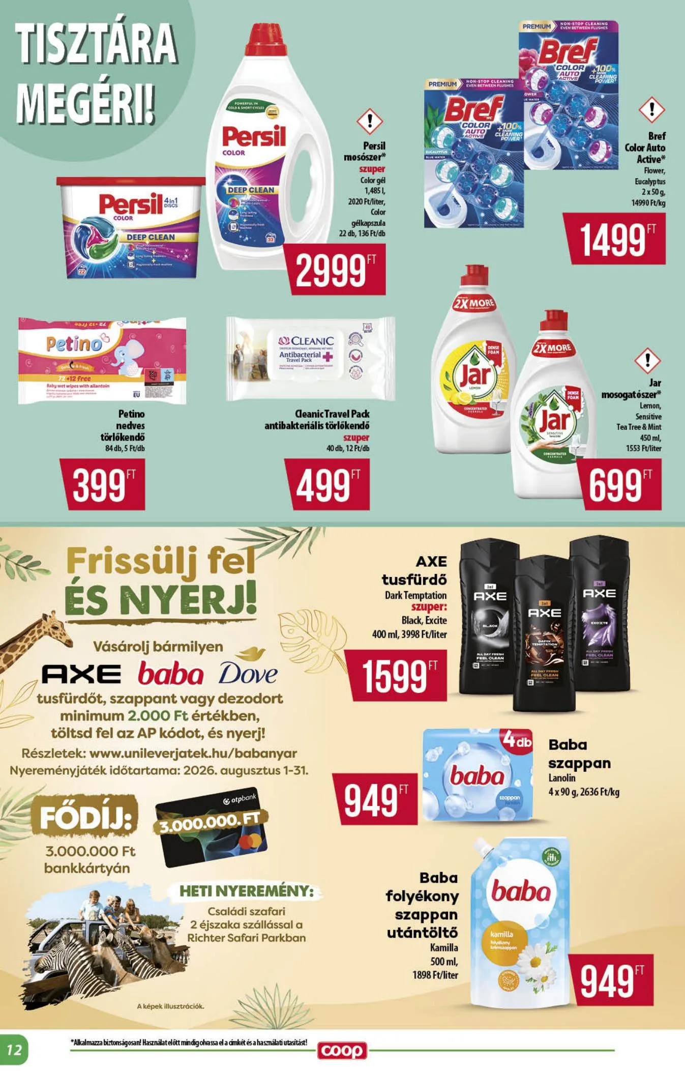 Coop akciós újság Alföld 08.13–08.19 – 12. oldal