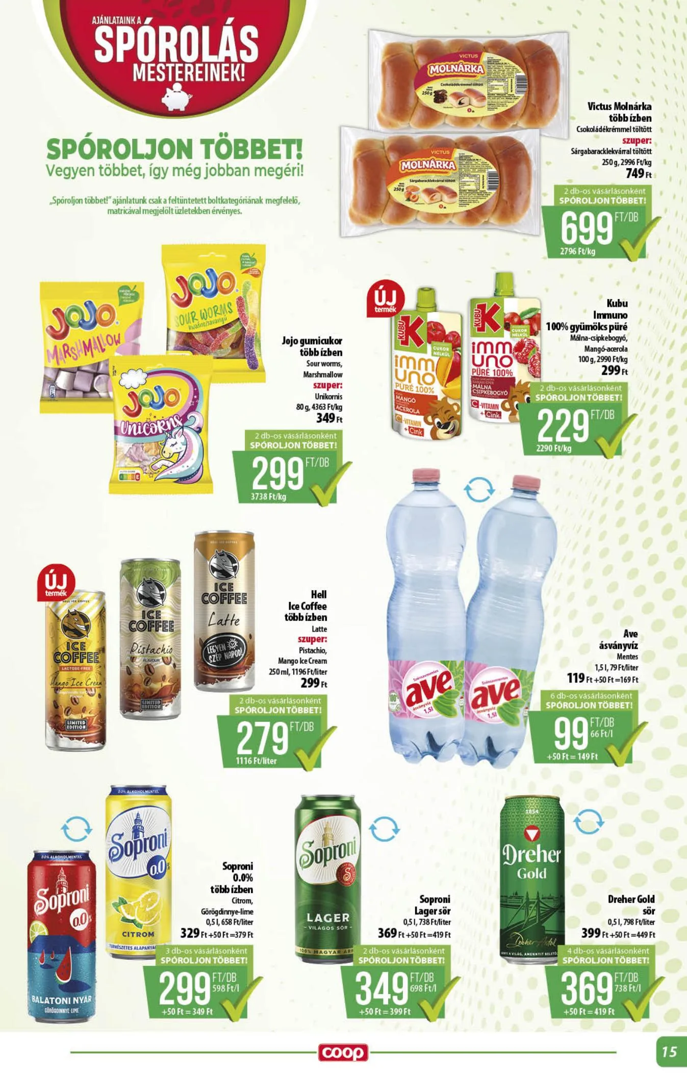 Coop akciós újság Alföld 08.13–08.19 – 15. oldal