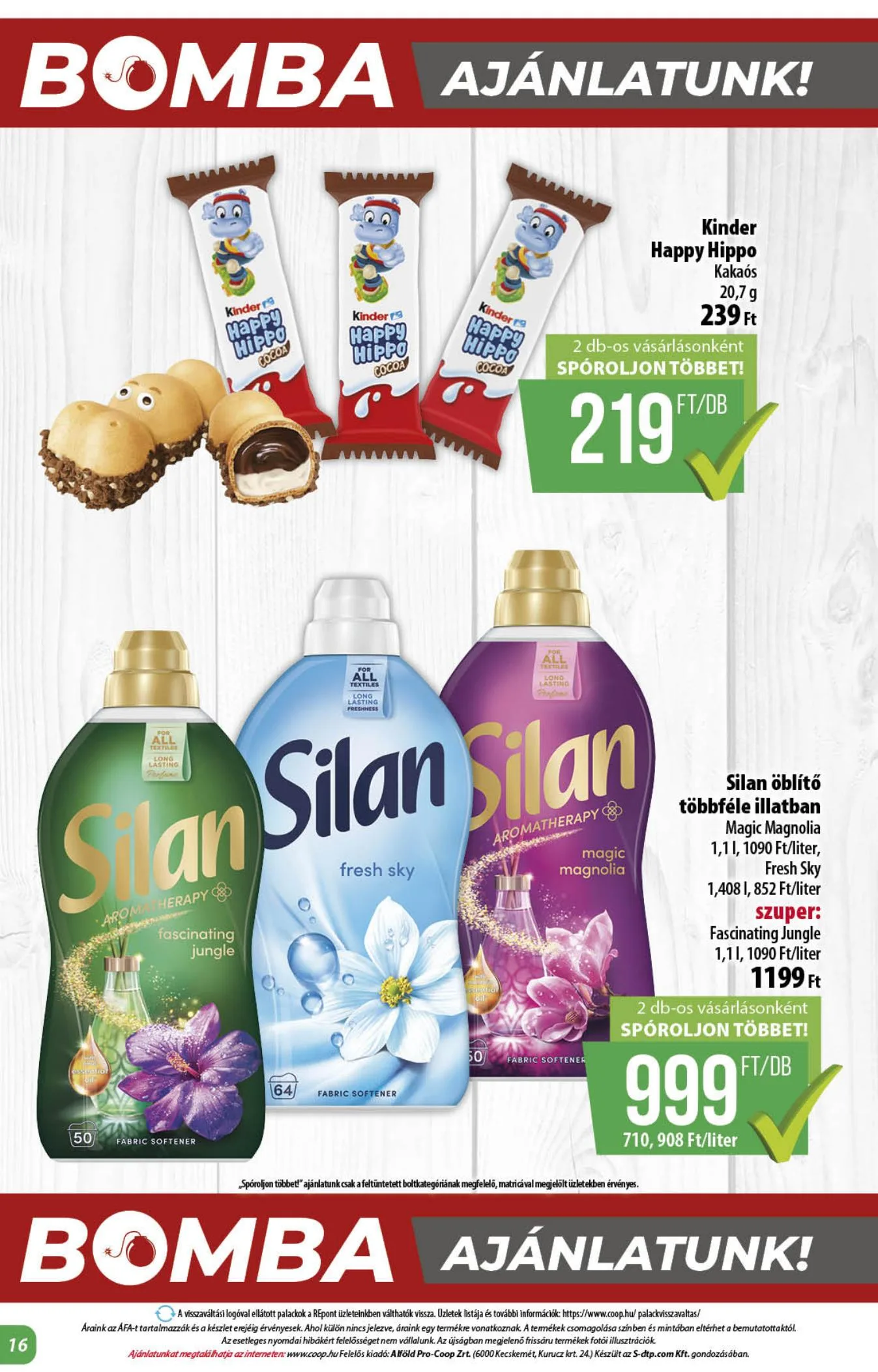 Coop akciós újság Alföld 08.13–08.19 – 16. oldal