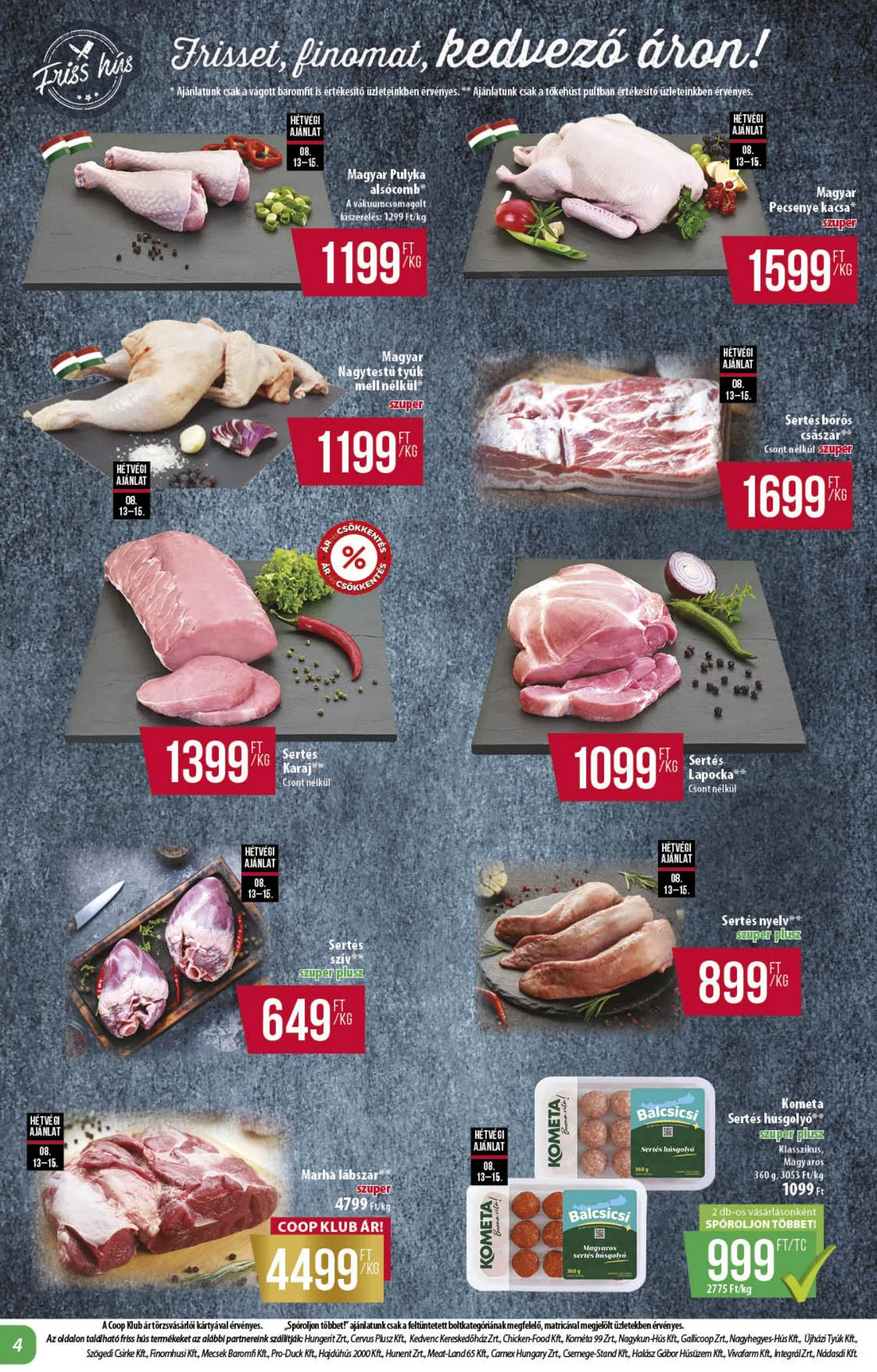 Coop akciós újság Alföld 08.13–08.19 – 4. oldal
