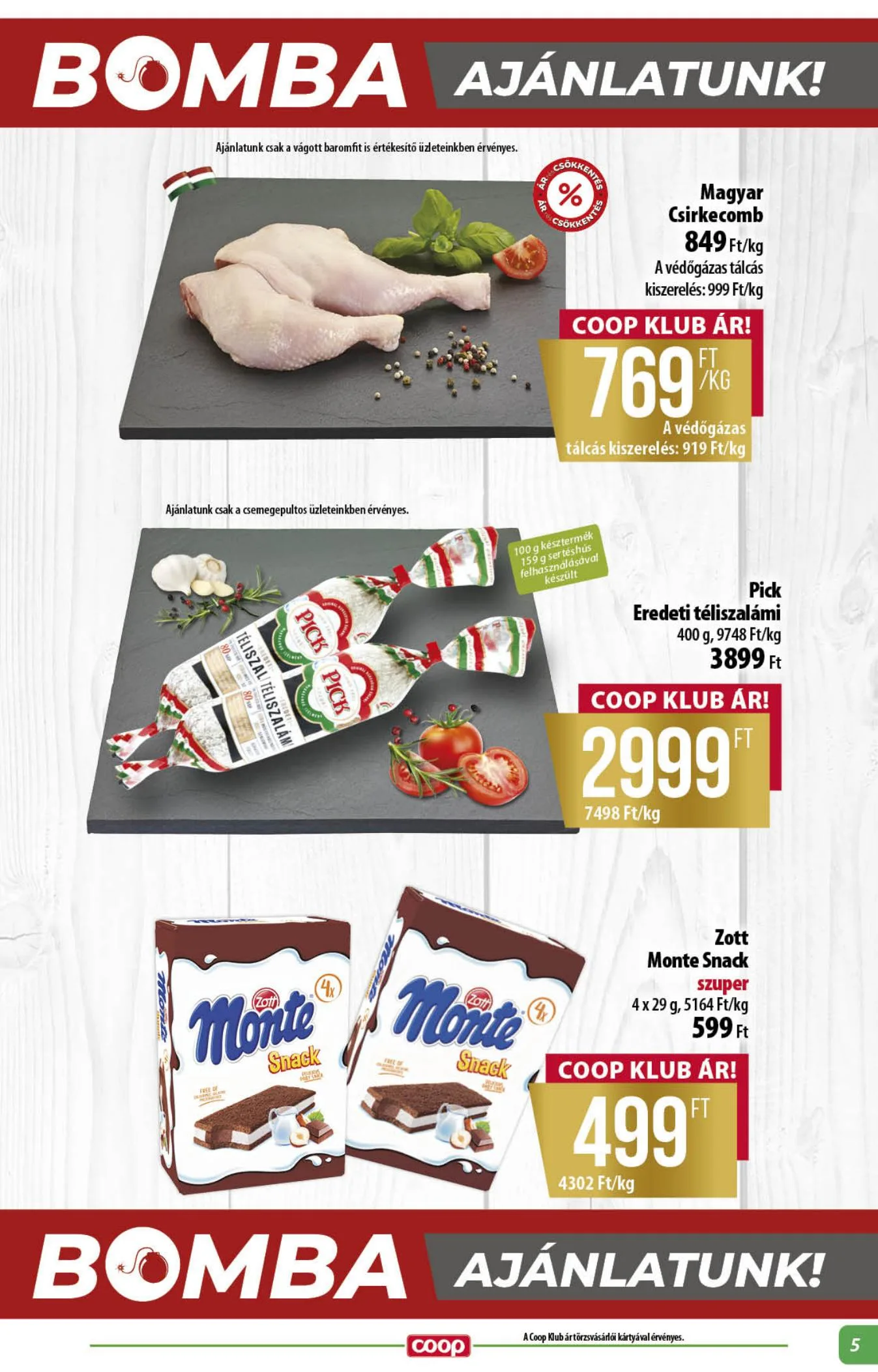 Coop akciós újság Alföld 08.13–08.19 – 5. oldal