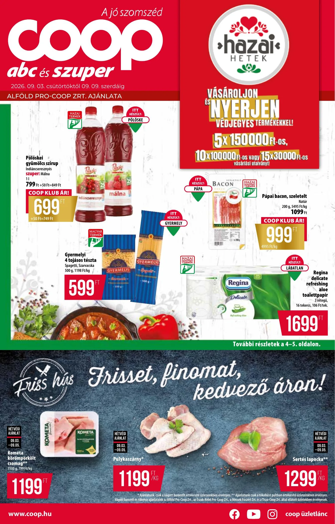 Coop akciós újság Alföld 09.03–09.09