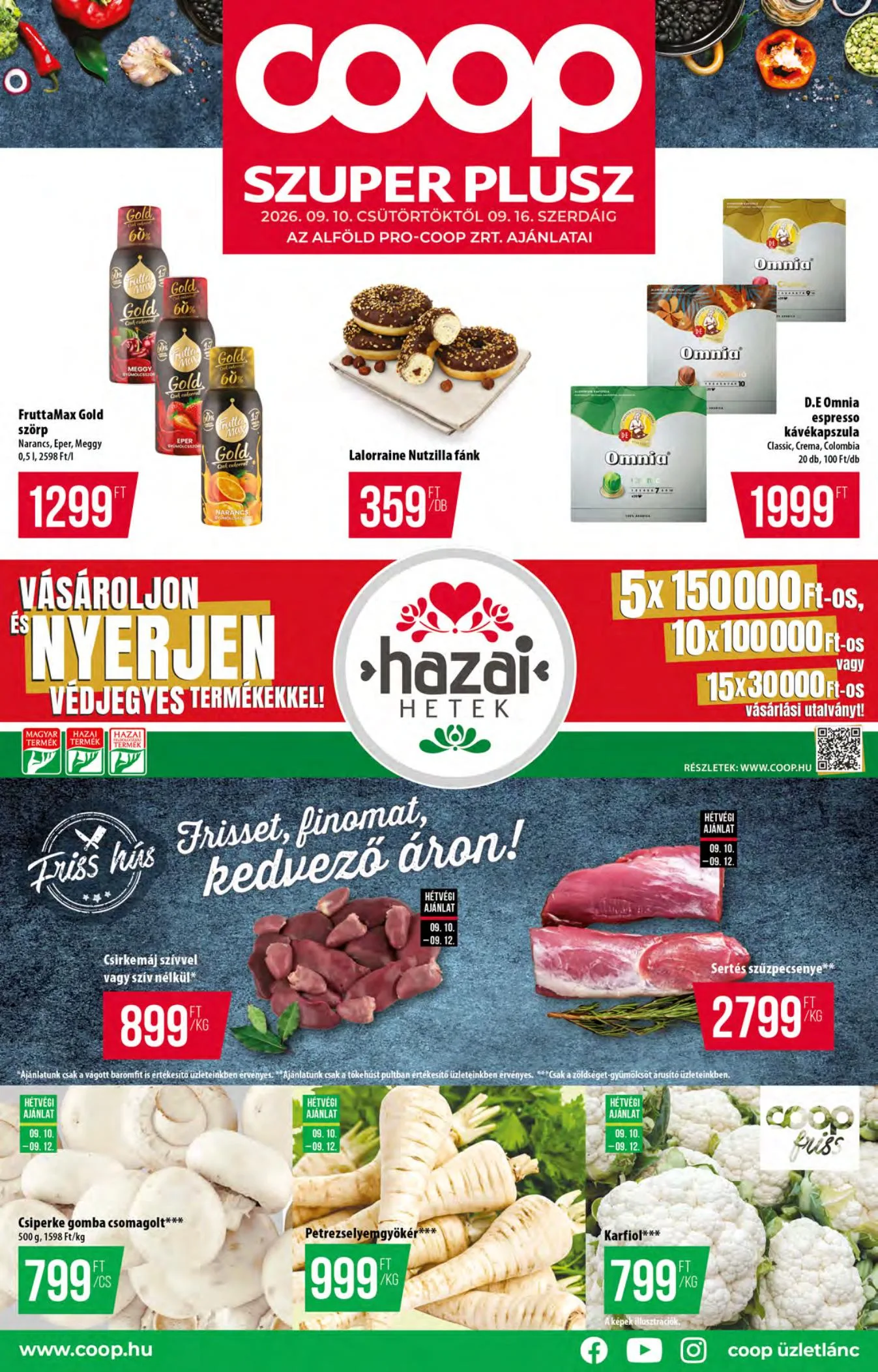 Coop akciós újság Alföld 09.10–09.16