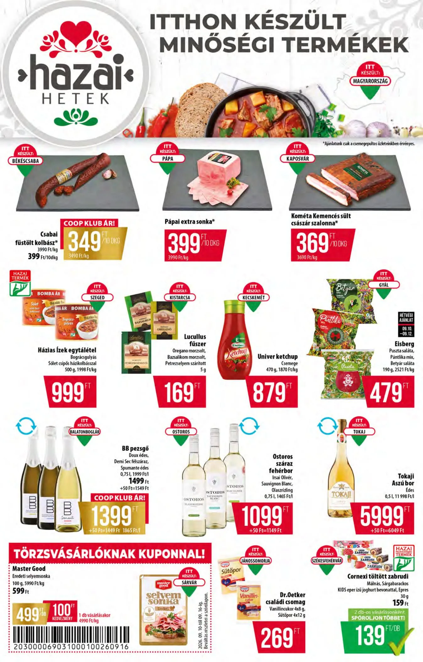 Coop akciós újság Alföld 09.10–09.16 – 5. oldal