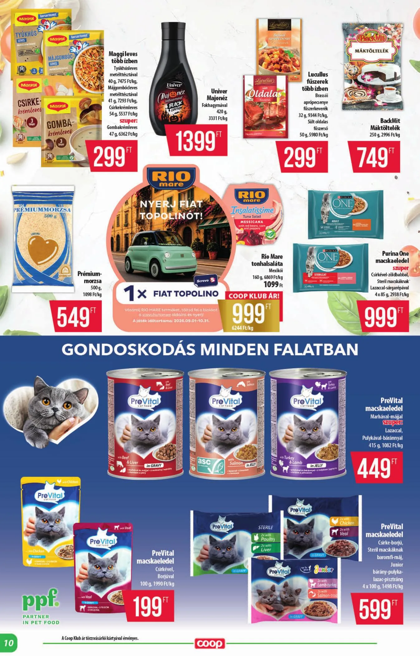 Coop akciós újság Alföld 10.15–10.21 – 10. oldal