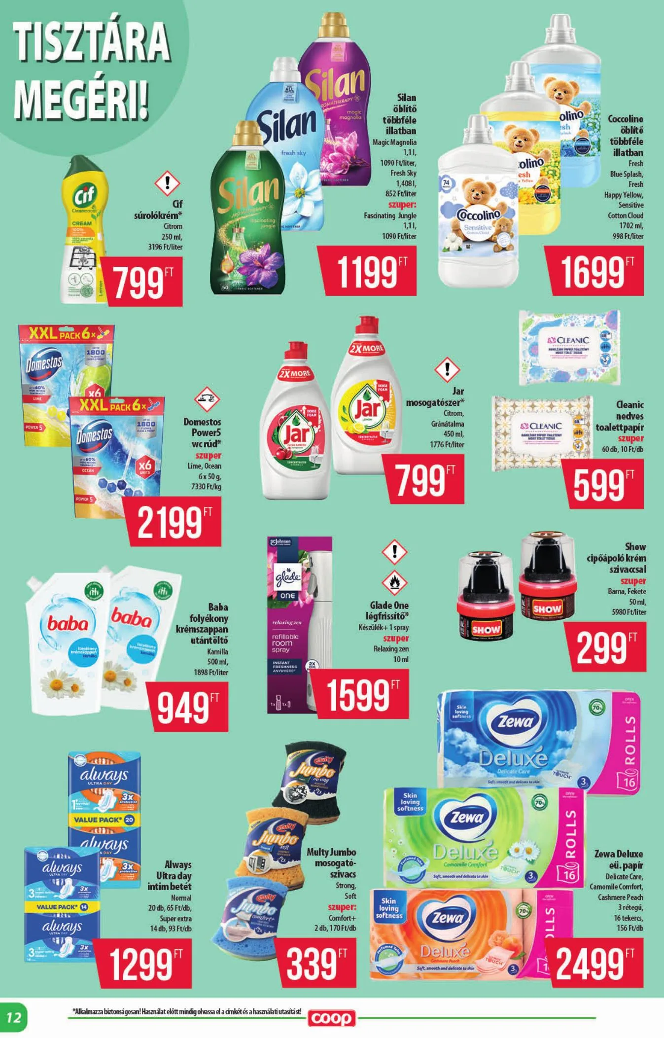 Coop akciós újság Alföld 10.15–10.21 – 12. oldal