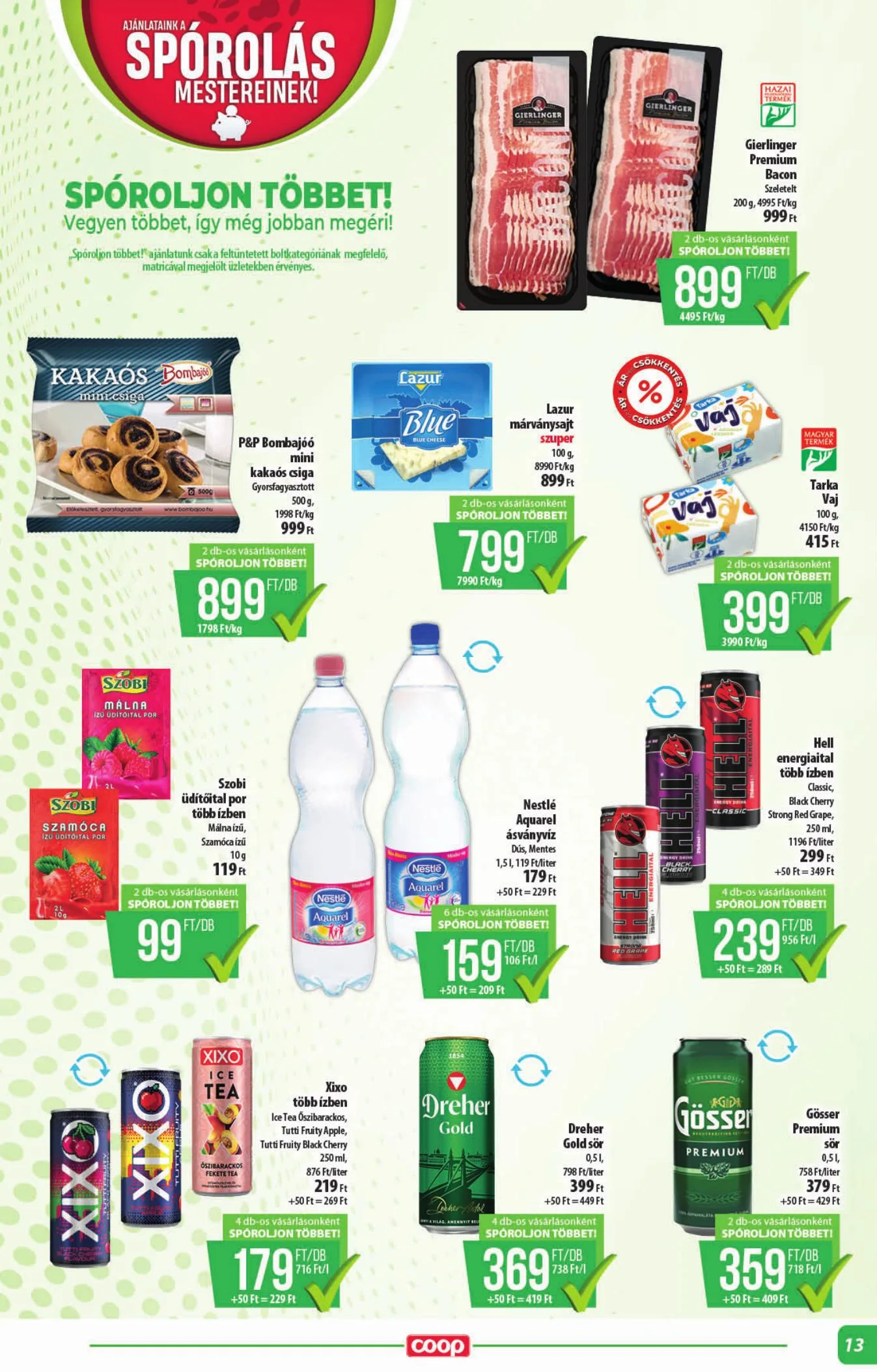 Coop akciós újság Alföld 10.15–10.21 – 13. oldal