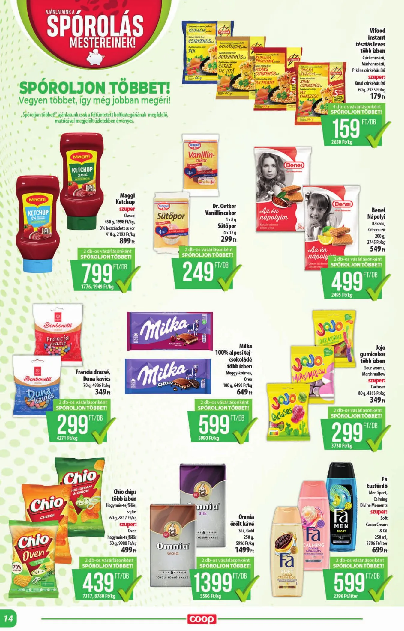 Coop akciós újság Alföld 10.15–10.21 – 14. oldal