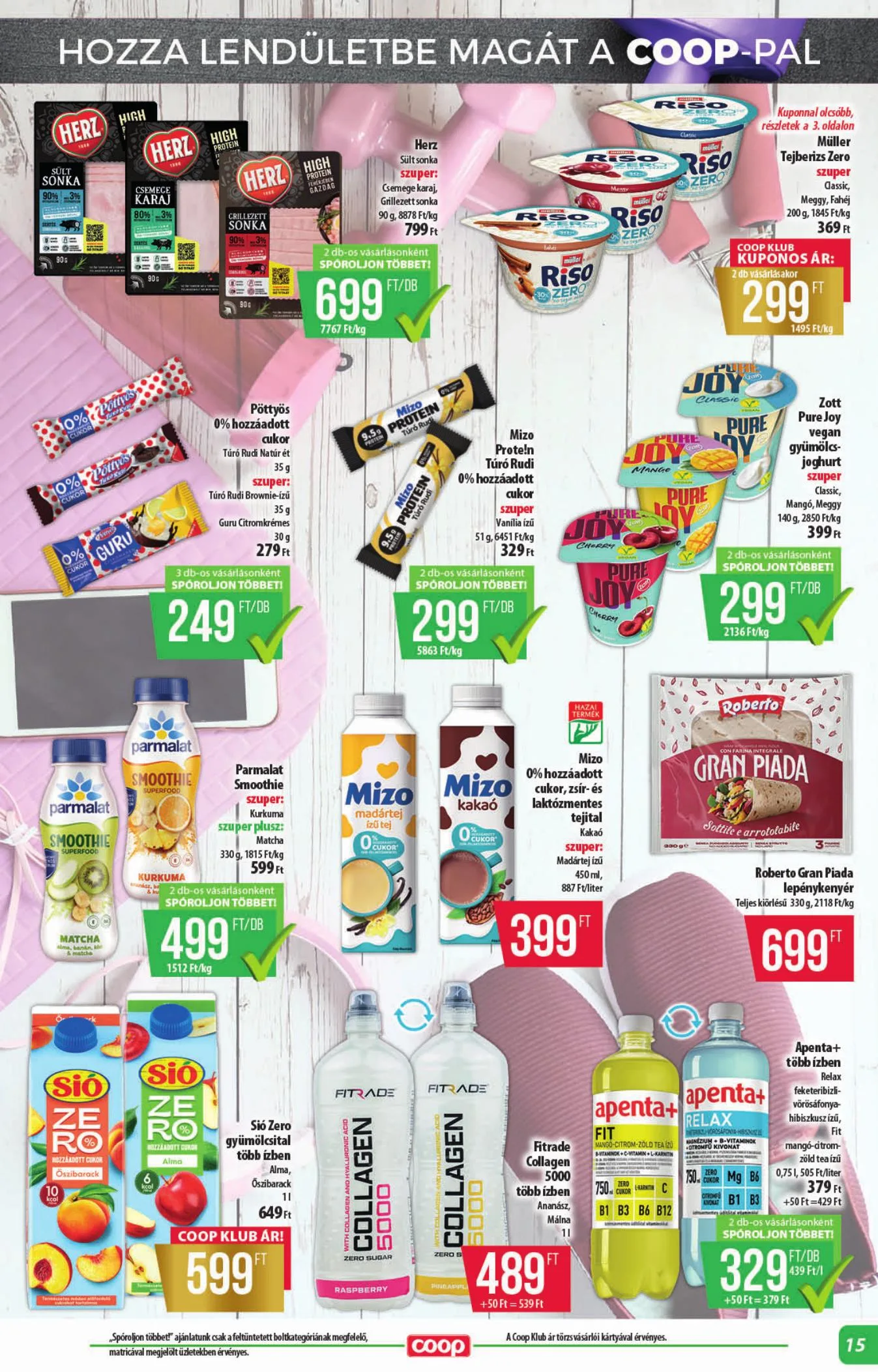 Coop akciós újság Alföld 10.15–10.21 – 15. oldal