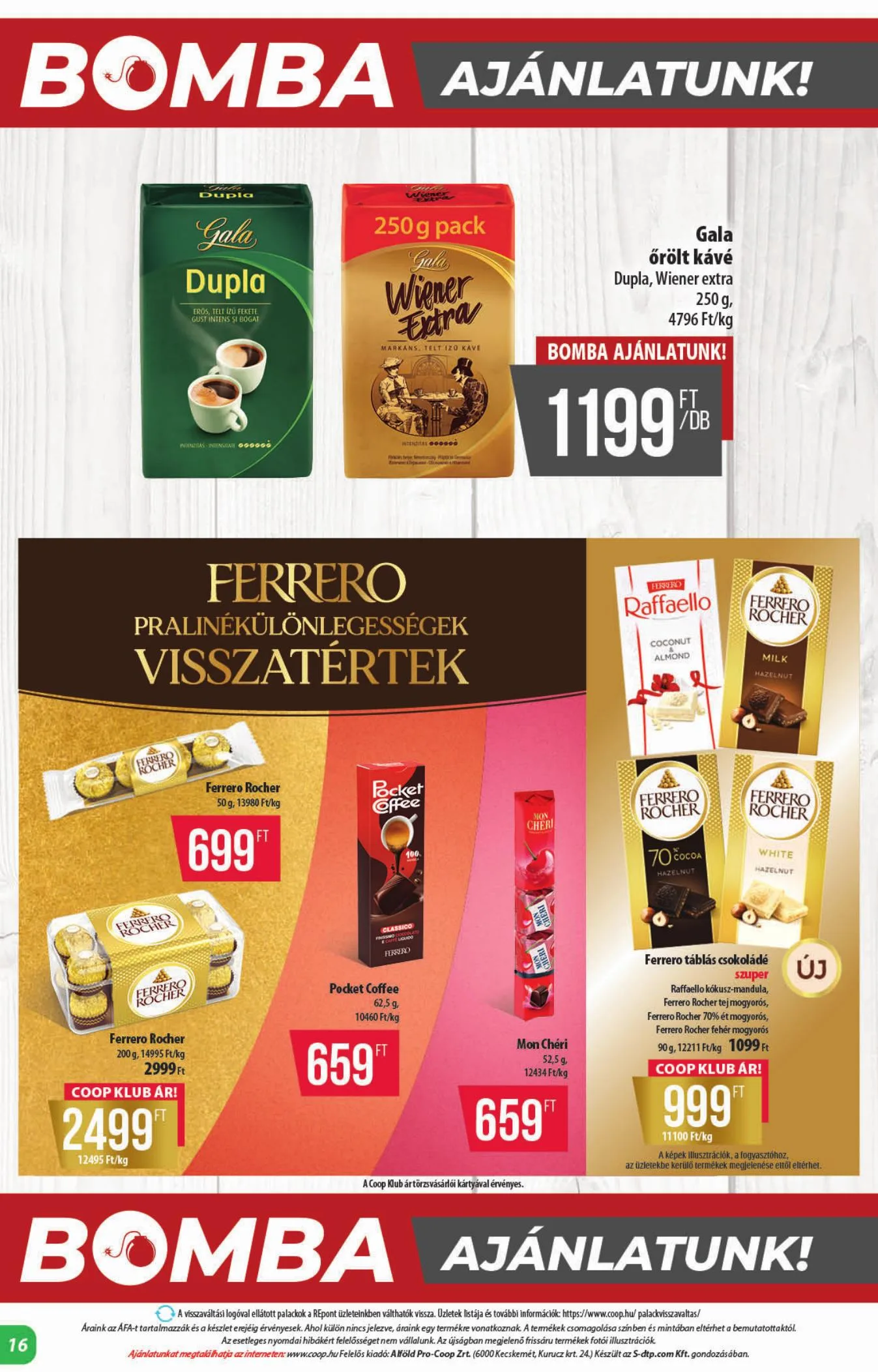 Coop akciós újság Alföld 10.15–10.21 – 16. oldal