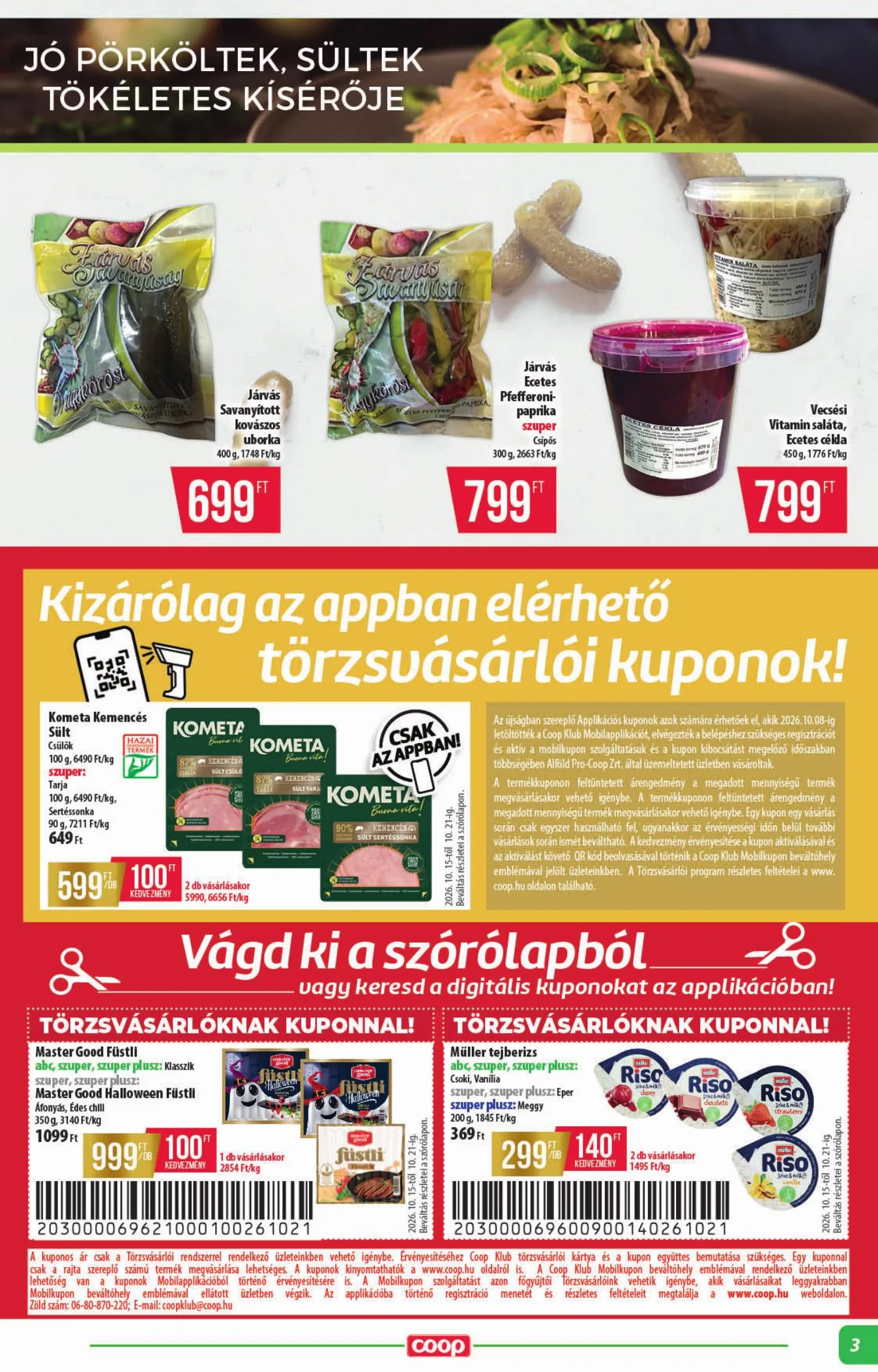 Coop akciós újság Alföld 10.15–10.21 – 3. oldal