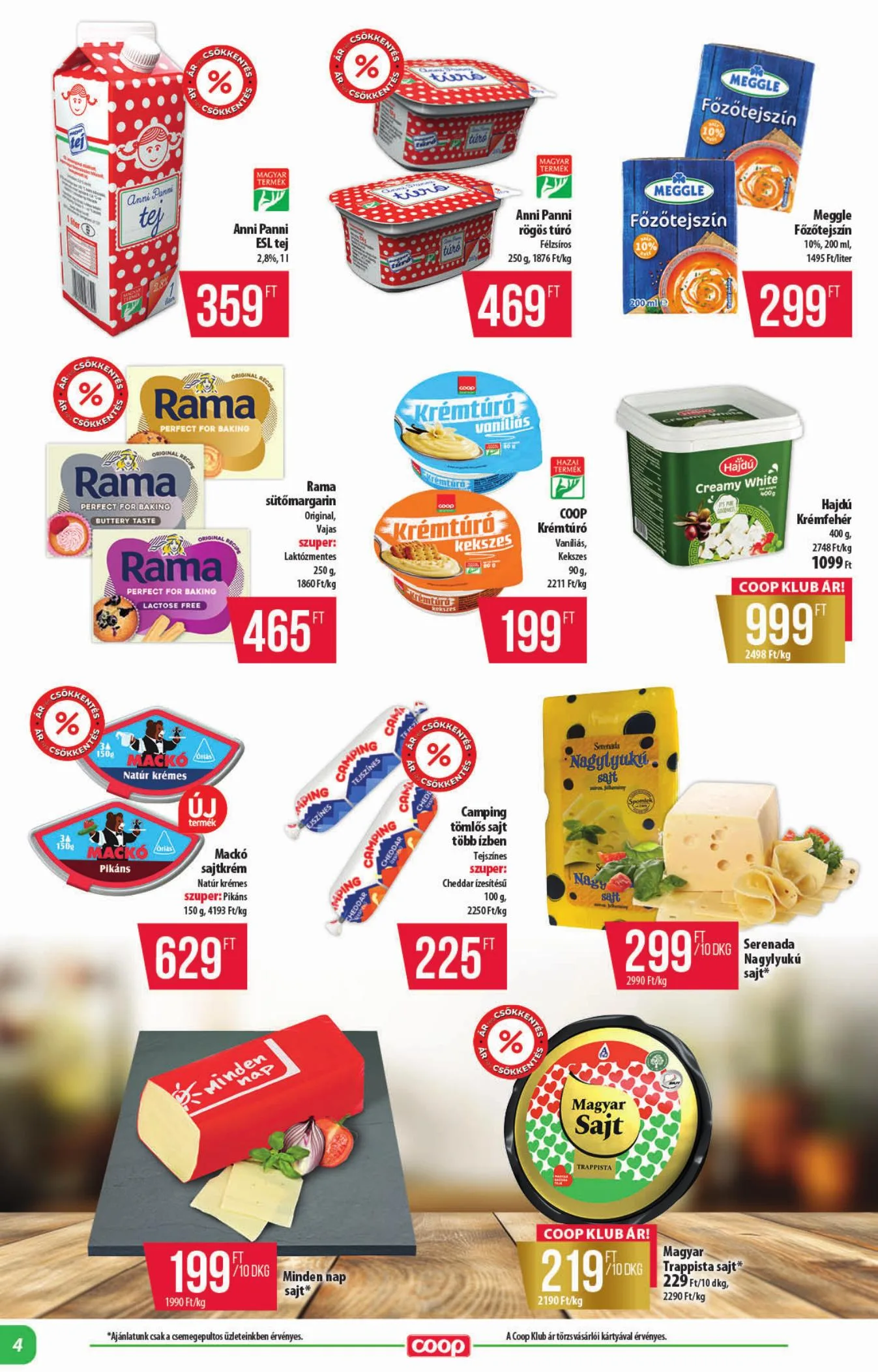 Coop akciós újság Alföld 10.15–10.21 – 4. oldal