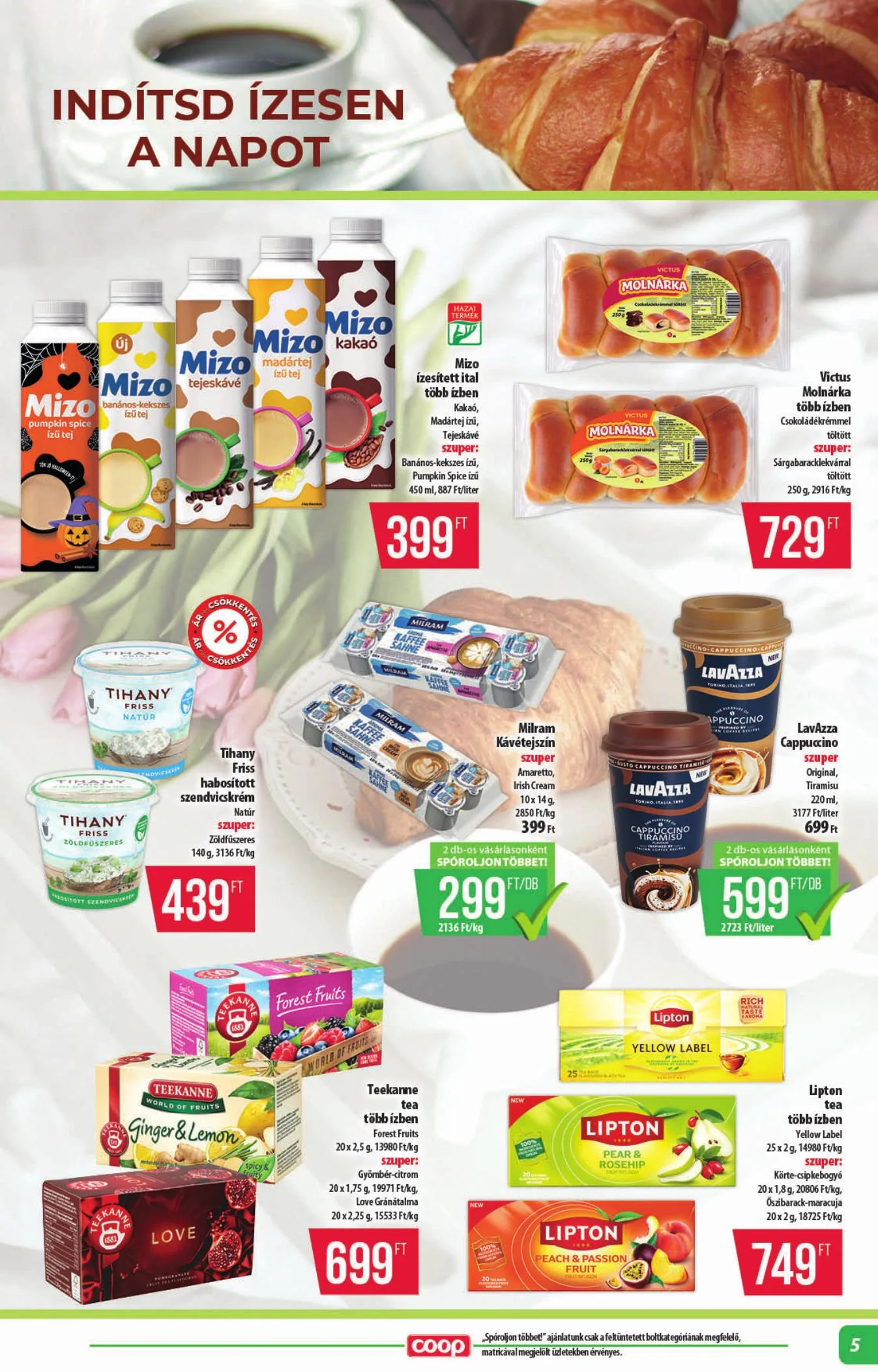 Coop akciós újság Alföld 10.15–10.21 – 5. oldal