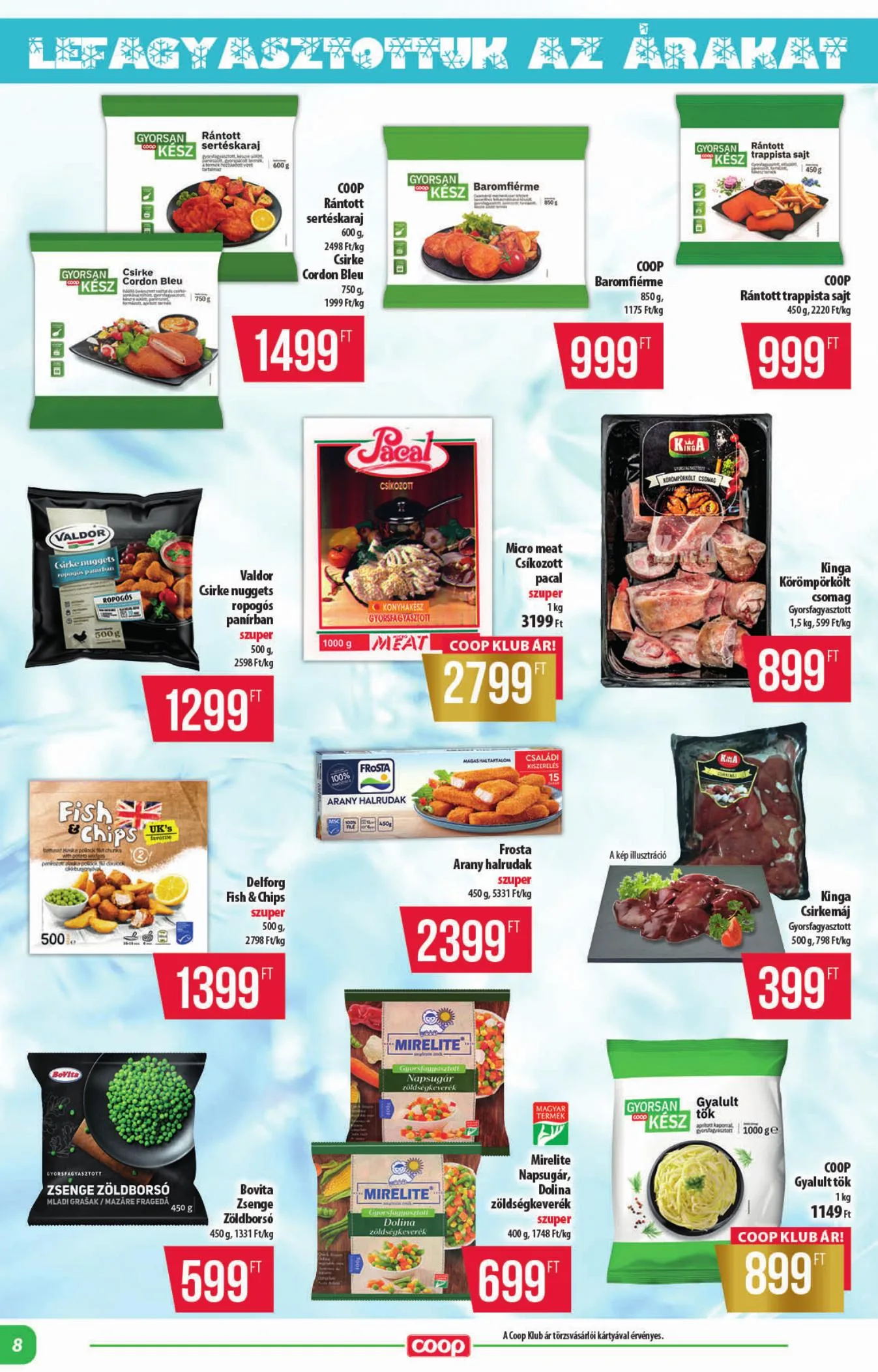 Coop akciós újság Alföld 10.15–10.21 – 8. oldal