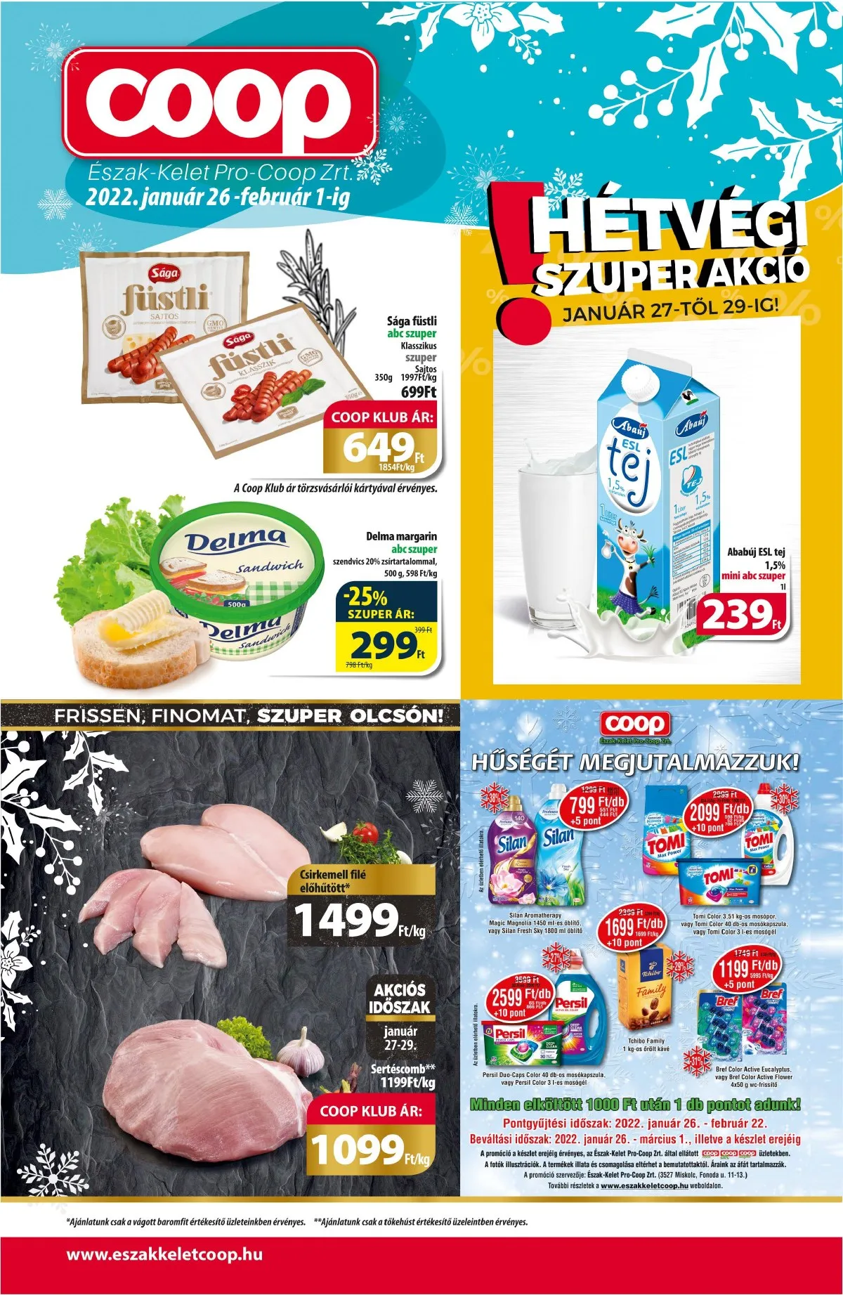 Coop akciós újság Észak-Kelet 01.26–02.01