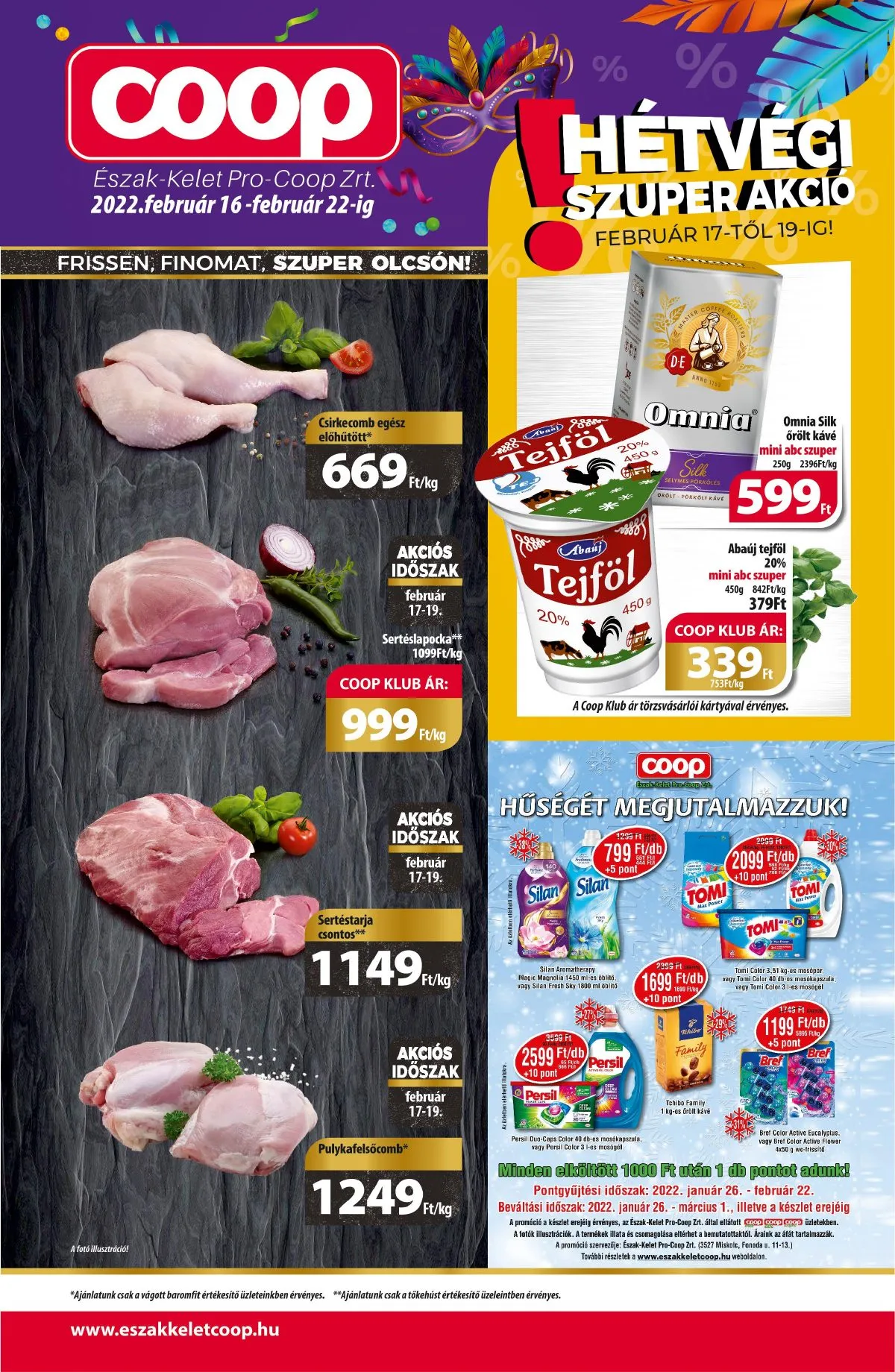 Coop akciós újság Észak-Kelet 02.16–02.22