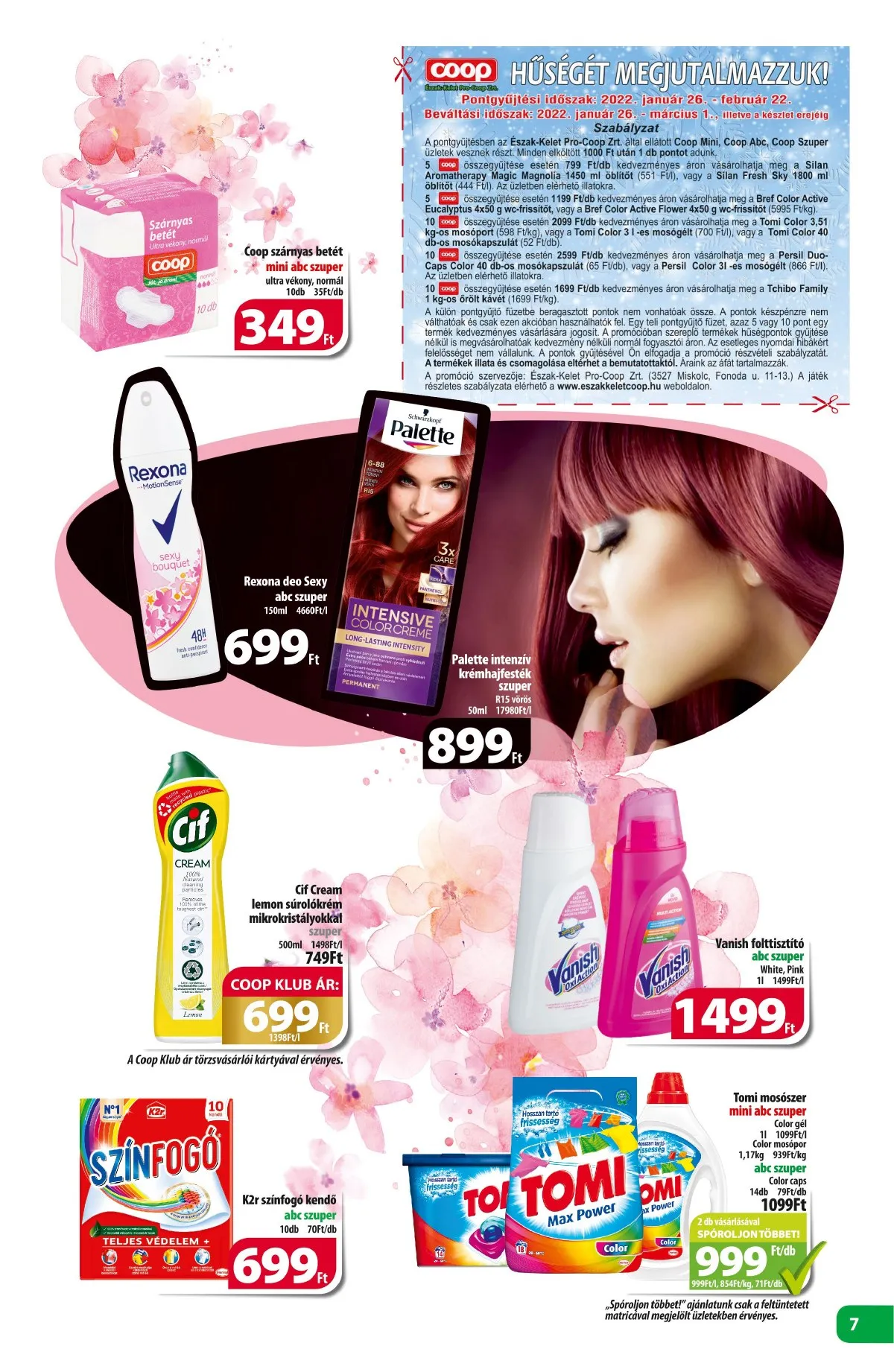 Coop akciós újság Észak kelet 02.16–02.22 – 7. oldal