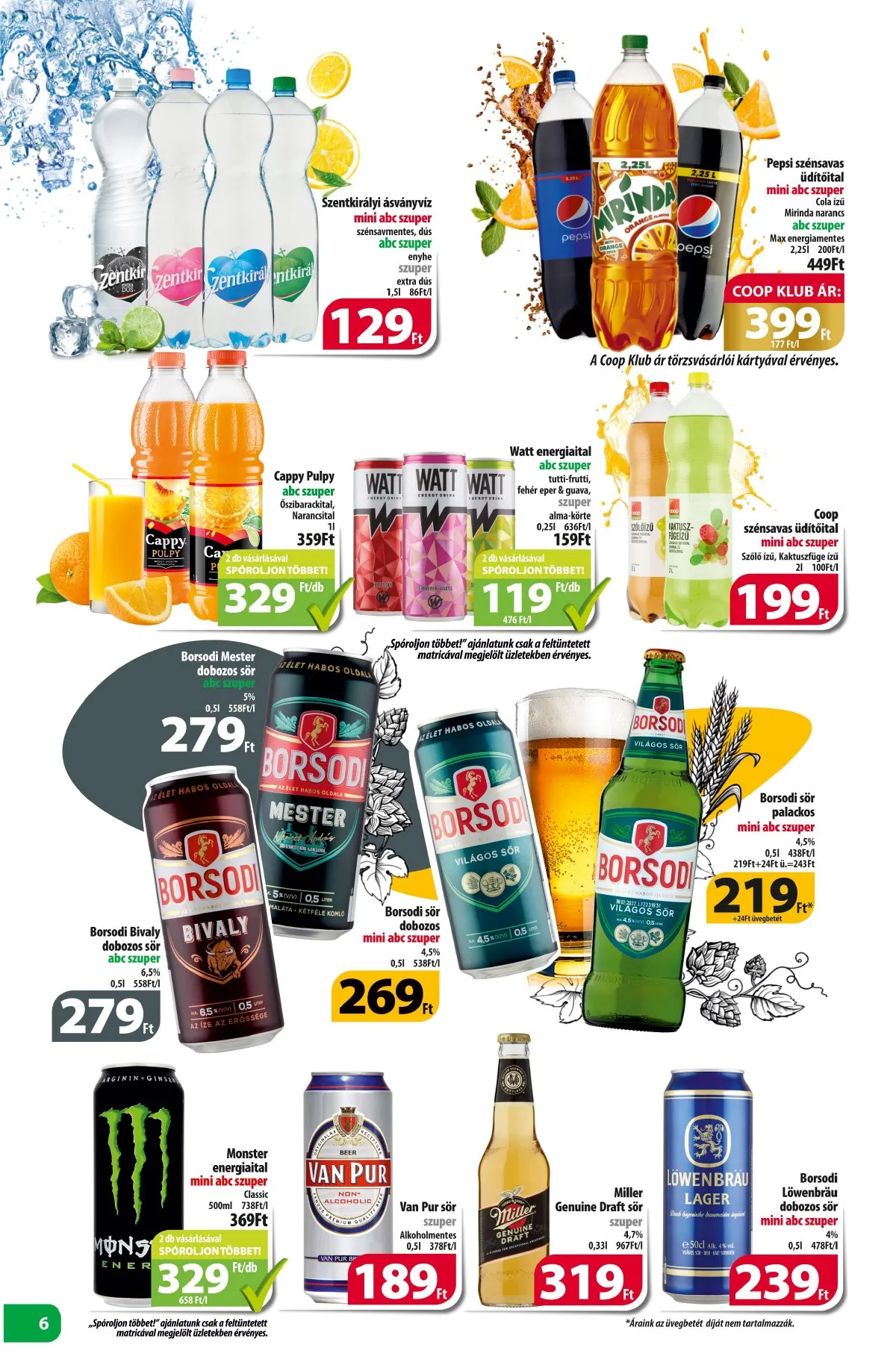 Coop akciós újság Észak kelet 02.23–03.01 – 6. oldal