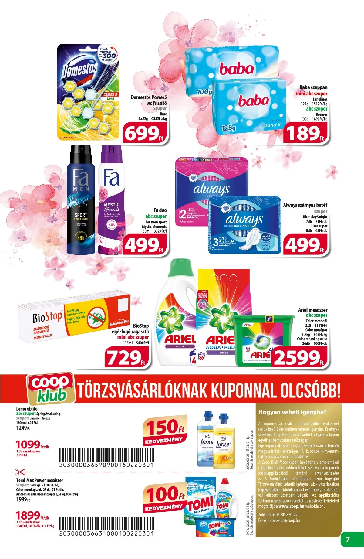 Coop akciós újság Észak kelet 02.23–03.01 – 7. oldal