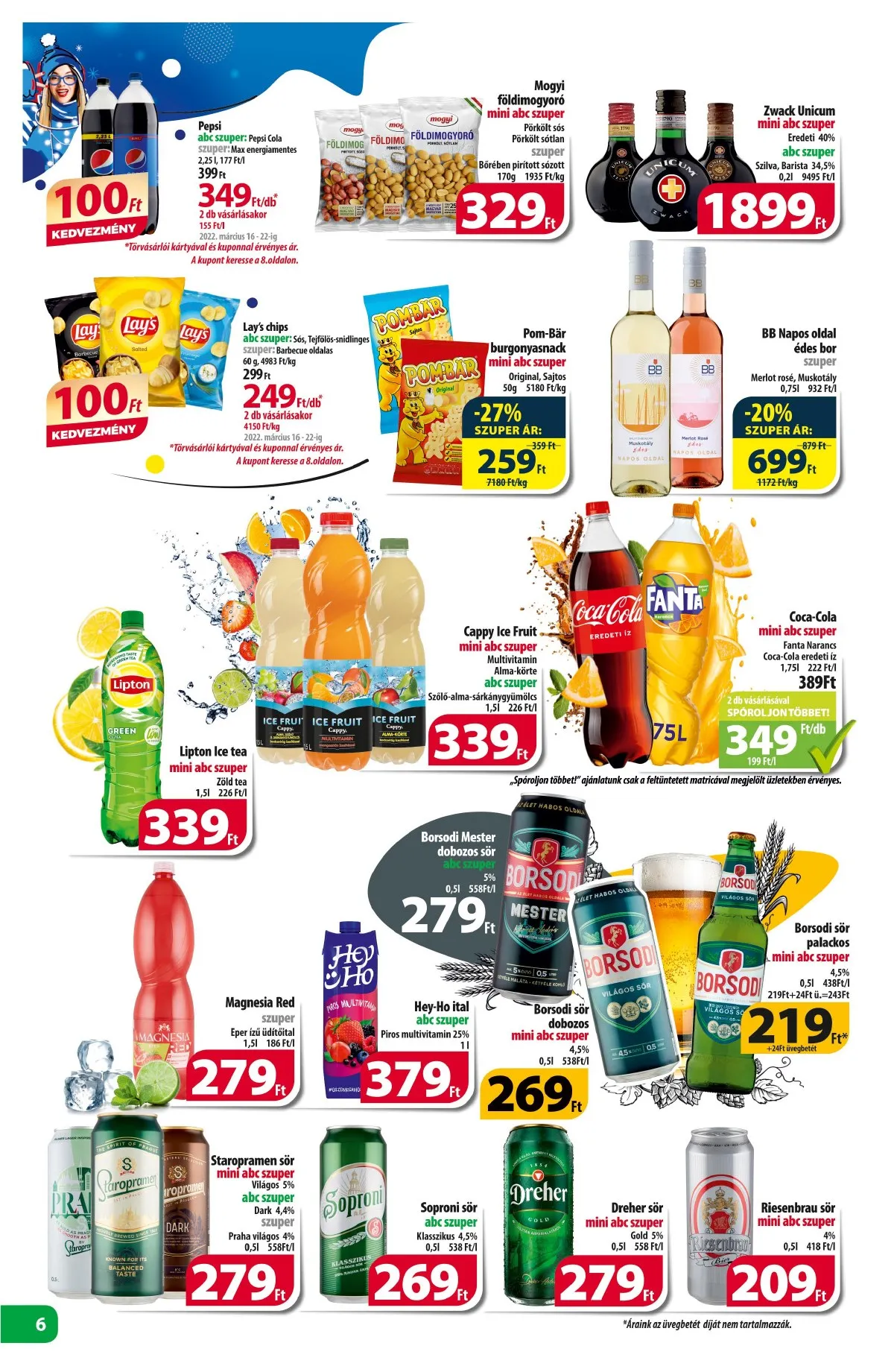 Coop akciós újság Észak-Kelet 03.16–03.22 – 6. oldal