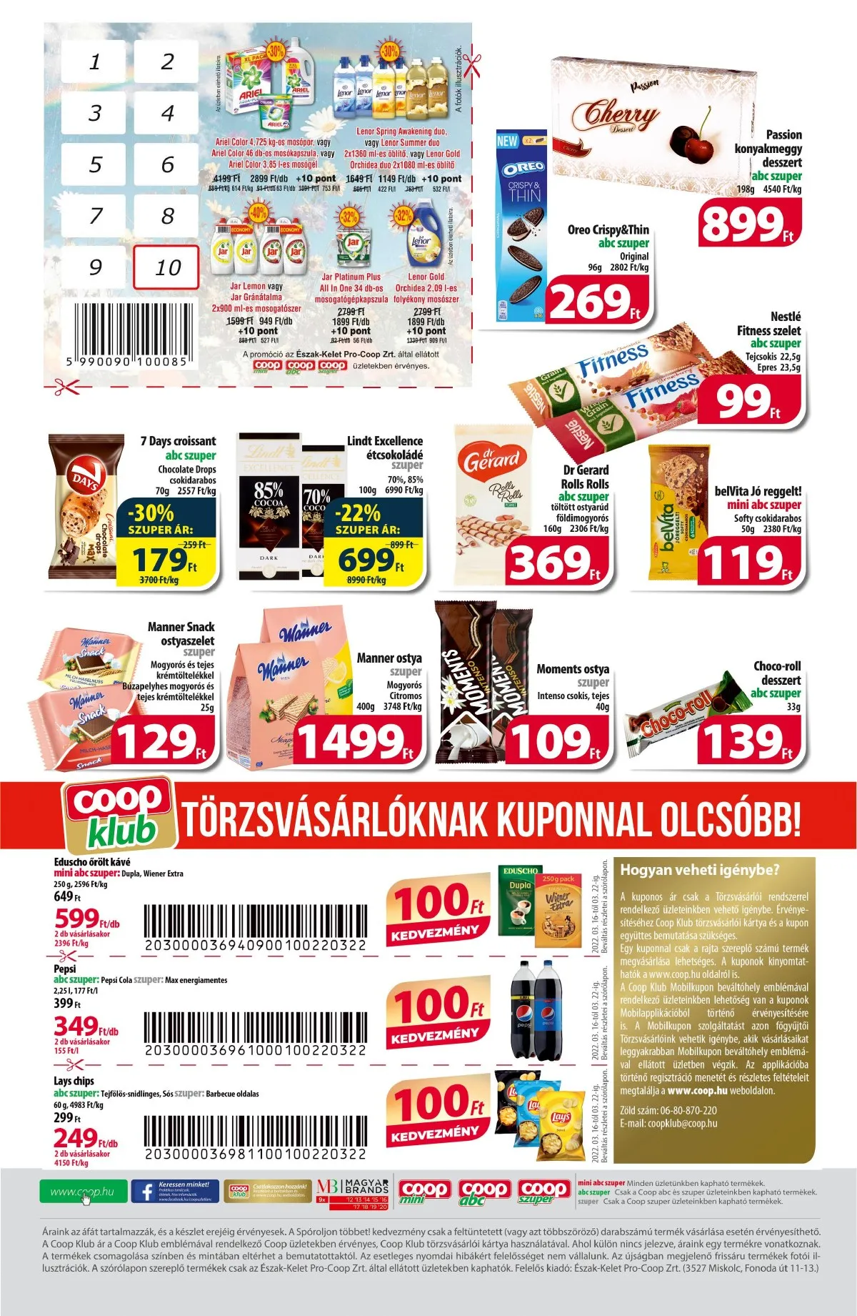 Coop akciós újság Észak-Kelet 03.16–03.22 – 8. oldal