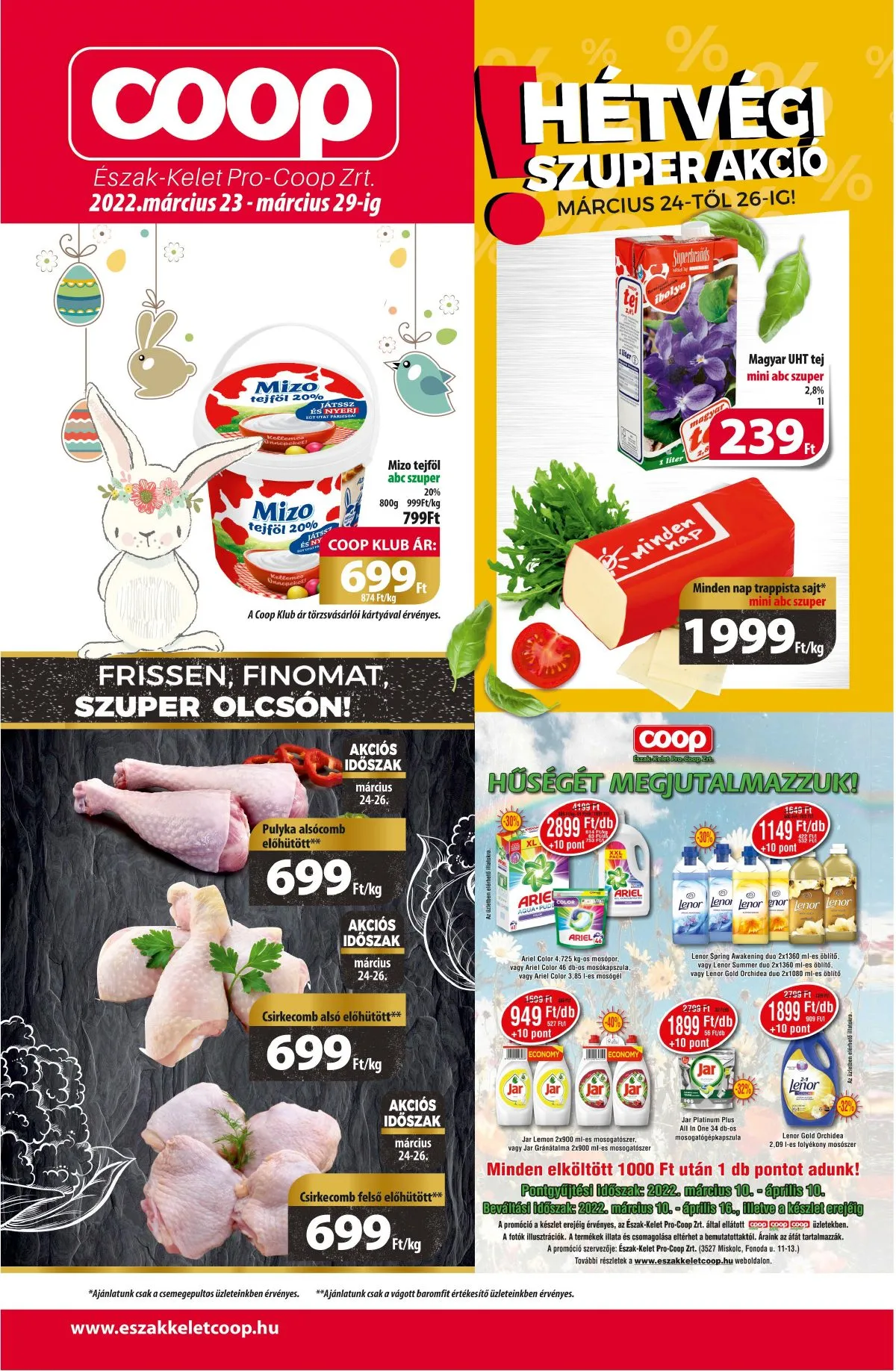 Coop akciós újság Észak-Kelet 03.23–03.29