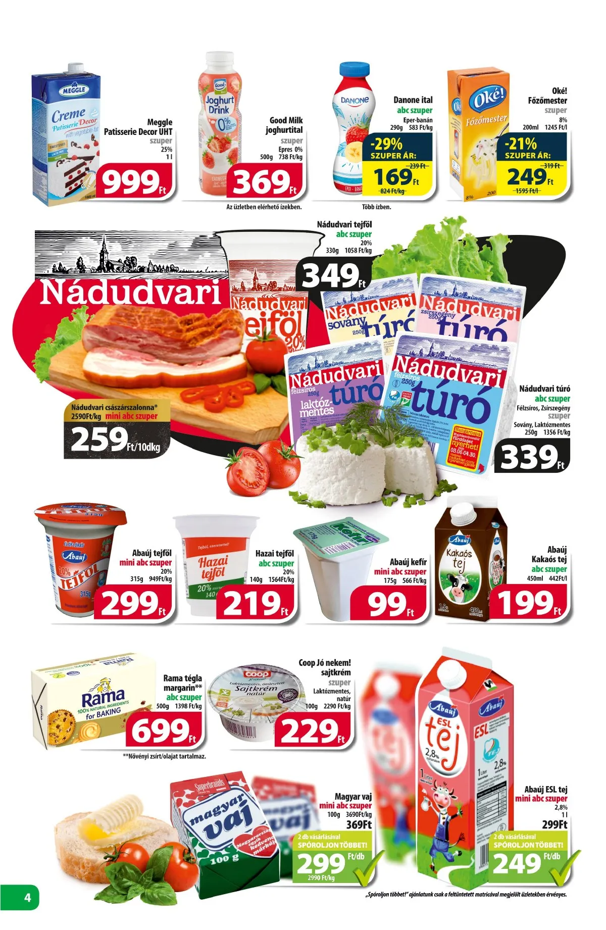 Coop akciós újság Észak kelet 03.23–03.29 – 4. oldal