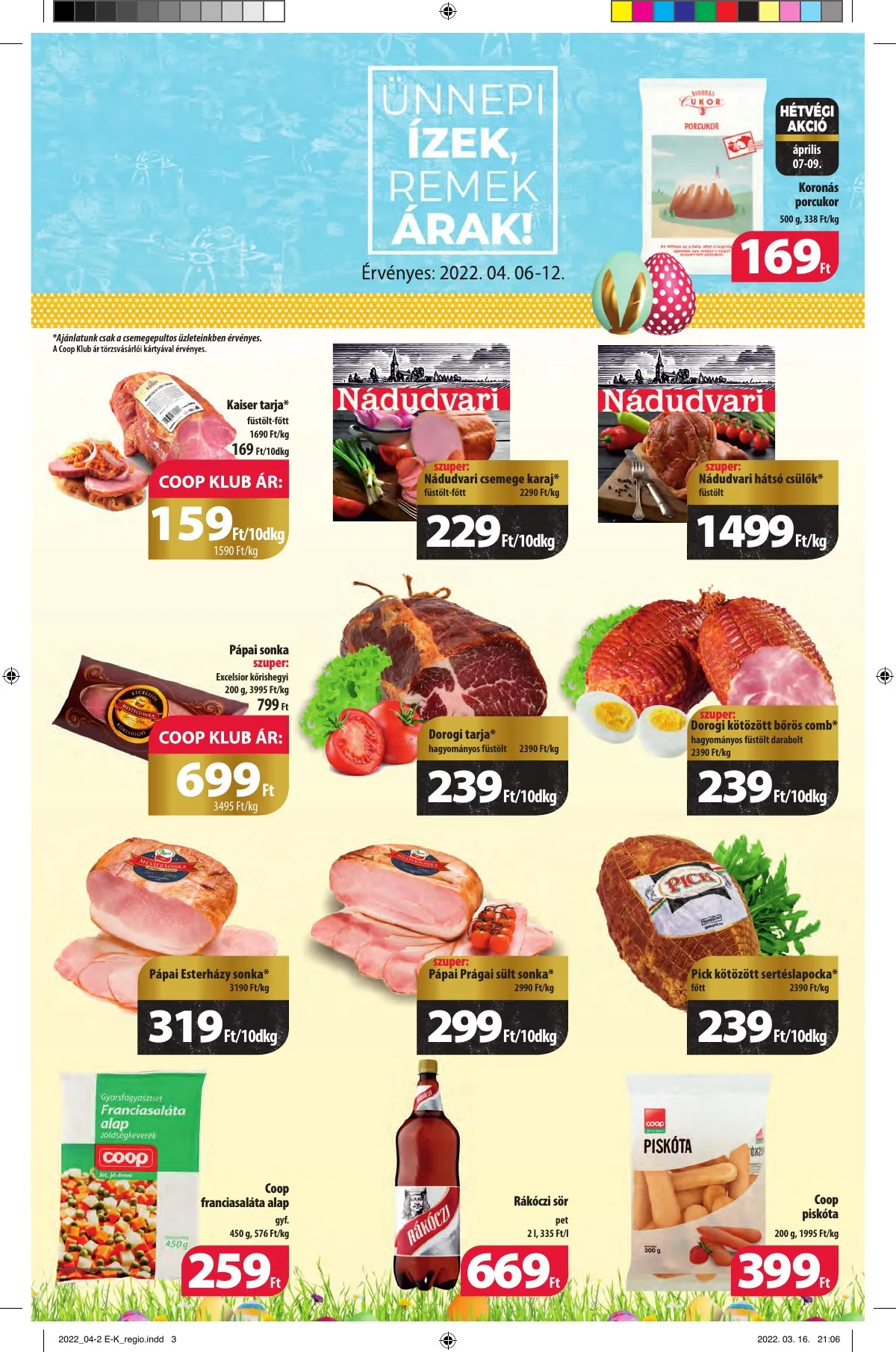 Coop akciós újság Észak kelet 04.06–04.12 – 3. oldal