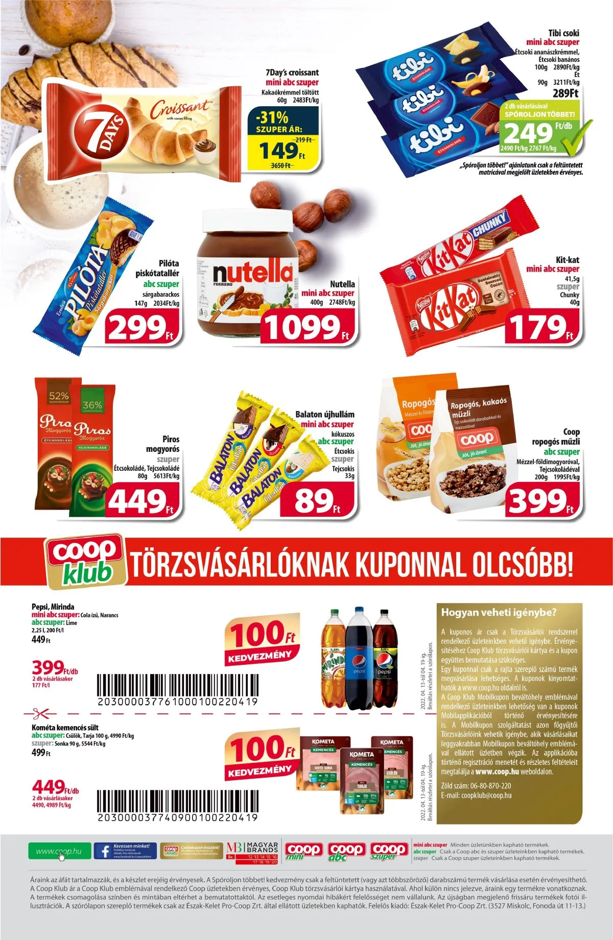 Coop akciós újság Észak kelet 04.13–04.19 – 12. oldal