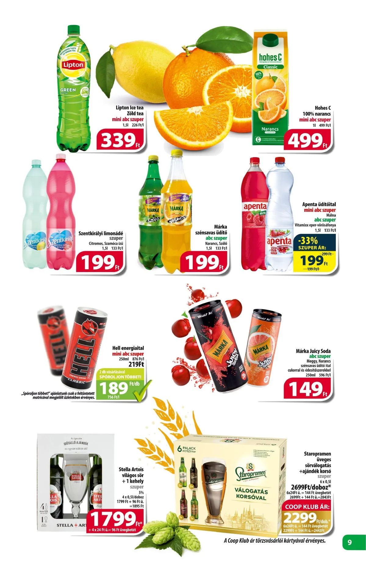 Coop akciós újság Észak kelet 04.13–04.19 – 9. oldal