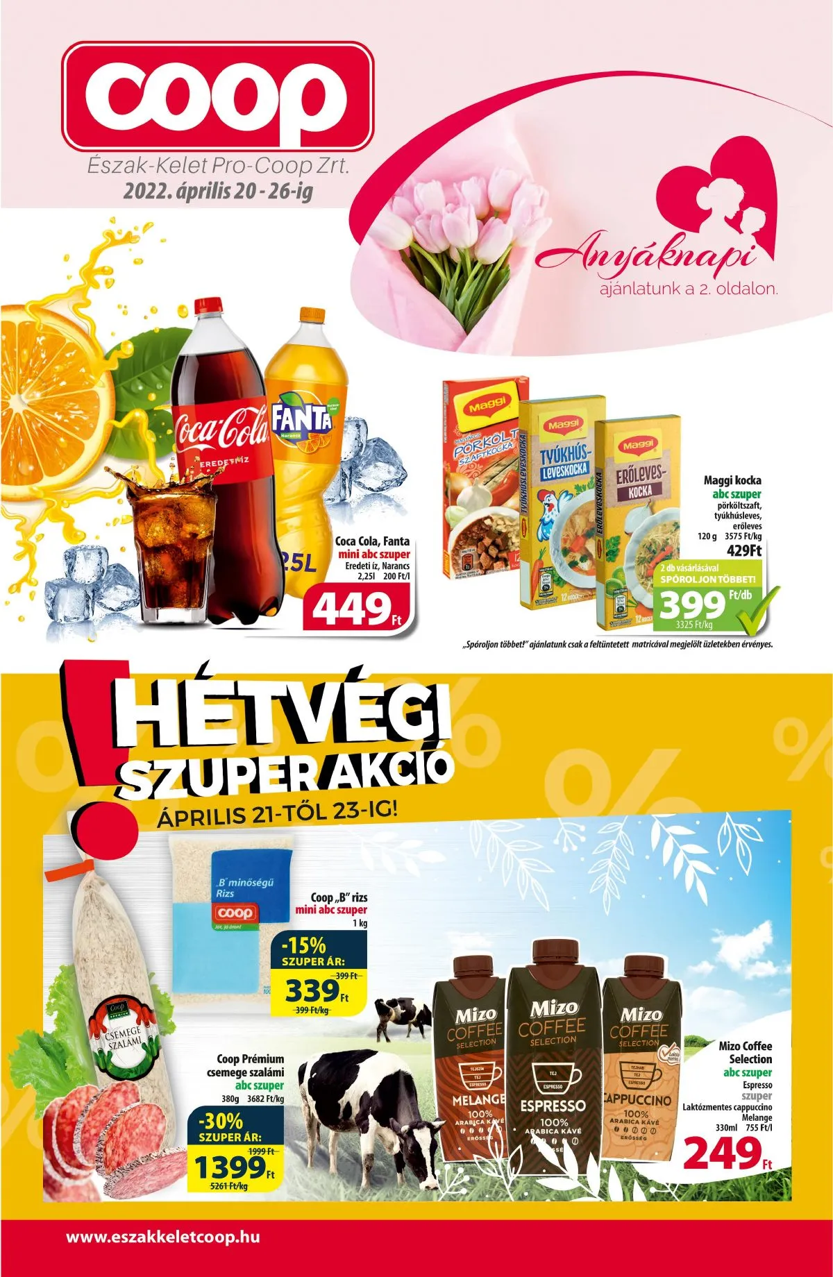 Coop akciós újság Észak-Kelet 04.20–04.26