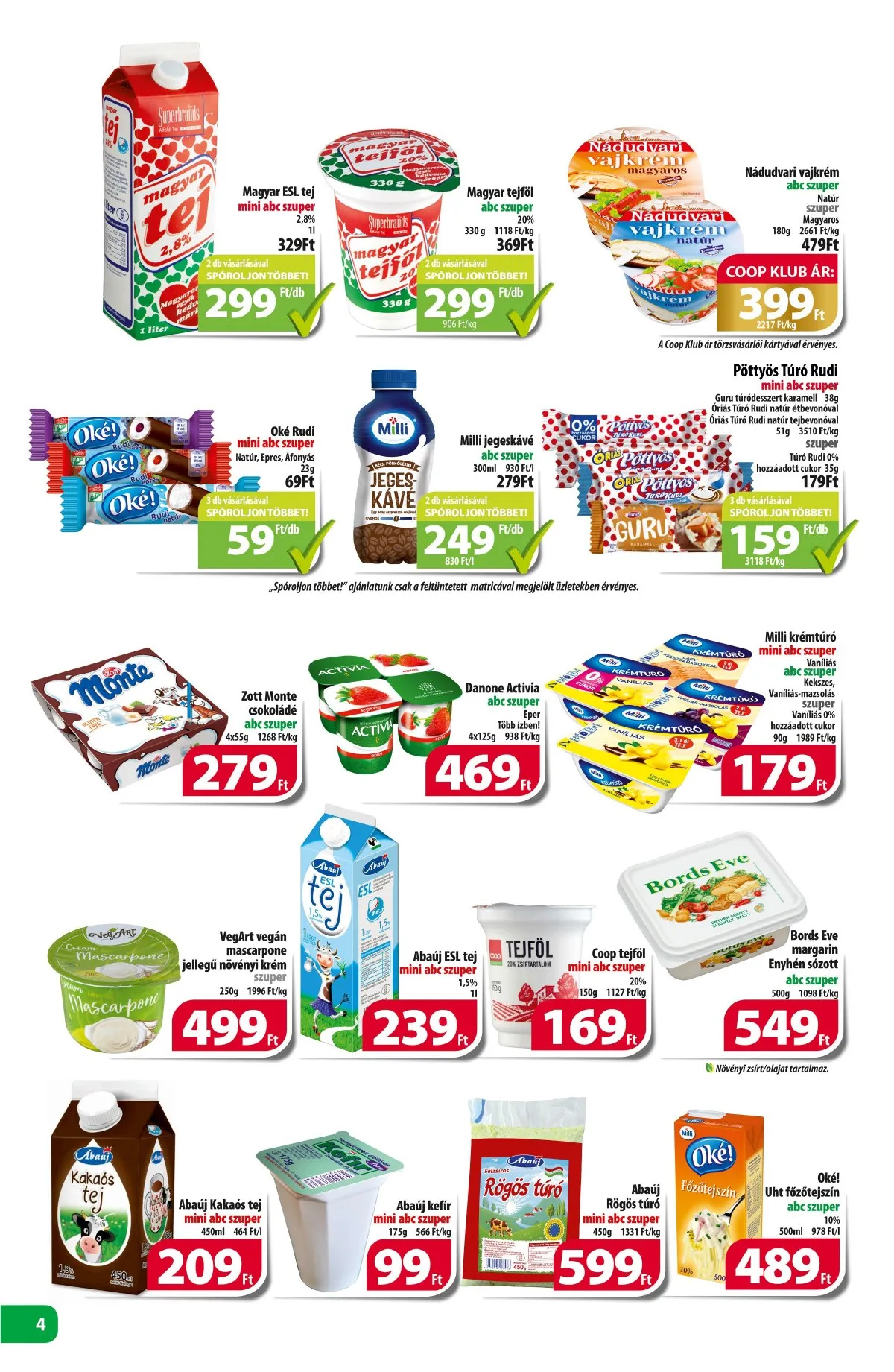 Coop akciós újság Észak kelet 04.20–04.26 – 4. oldal