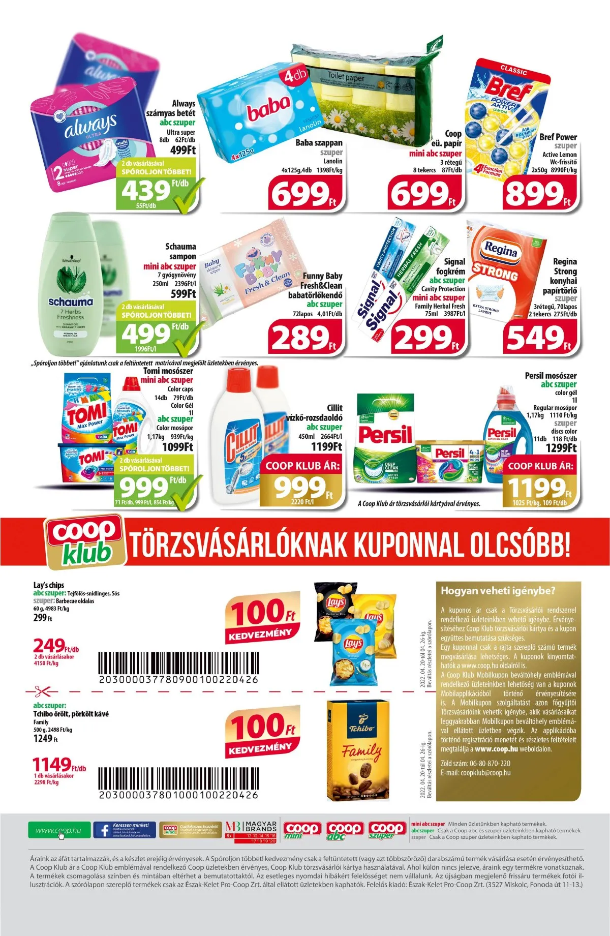 Coop akciós újság Észak kelet 04.20–04.26 – 7. oldal