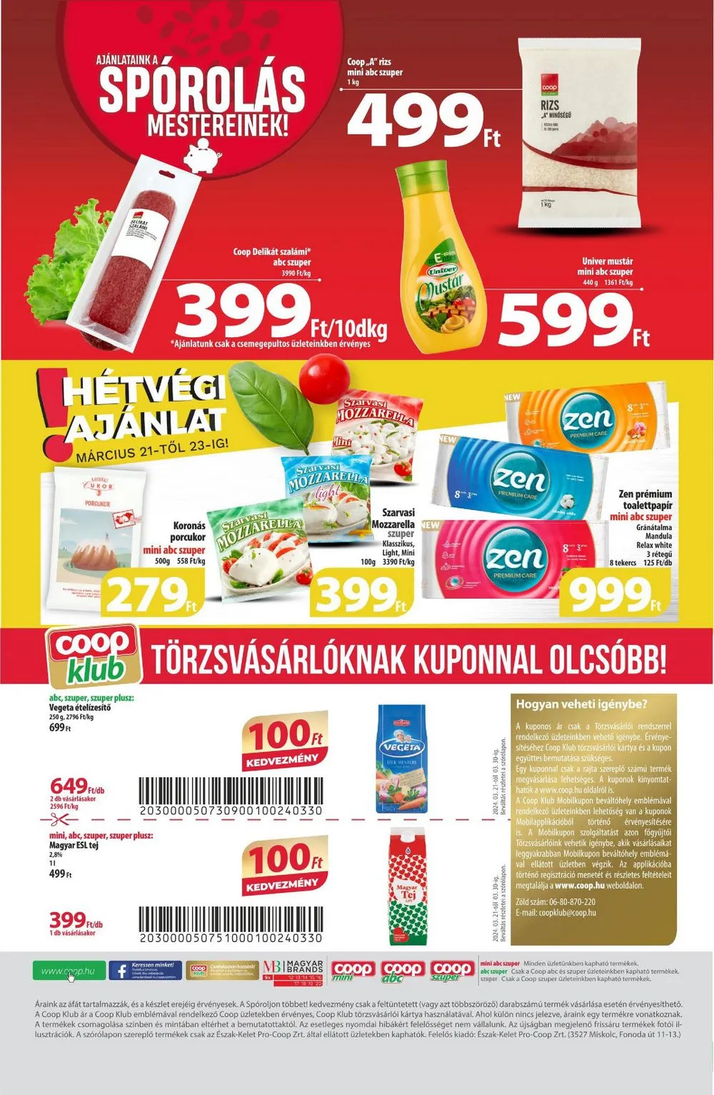 Coop akciós újság Észak-Kelet 03.21–03.27 – 12. oldal